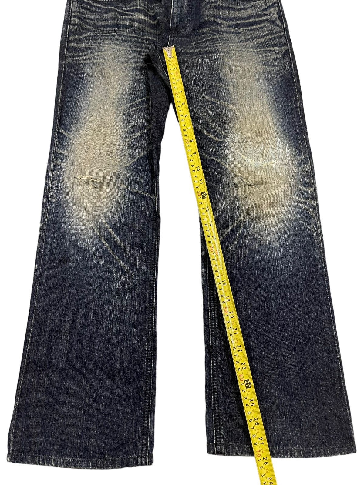 Edwin Exclusive Vintage Edwin XVS Blue Wash Style Baggy Jeans Size US 32 / EU 48 - 13 Thumbnail