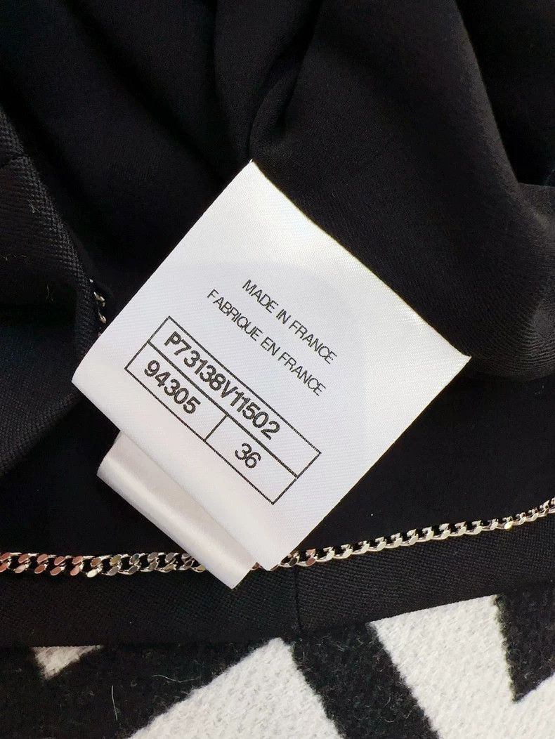 Chanel Chanel Black U-Neck Blazer Jacket Size 36 Size S / US 4 / IT 40 - 6 Thumbnail