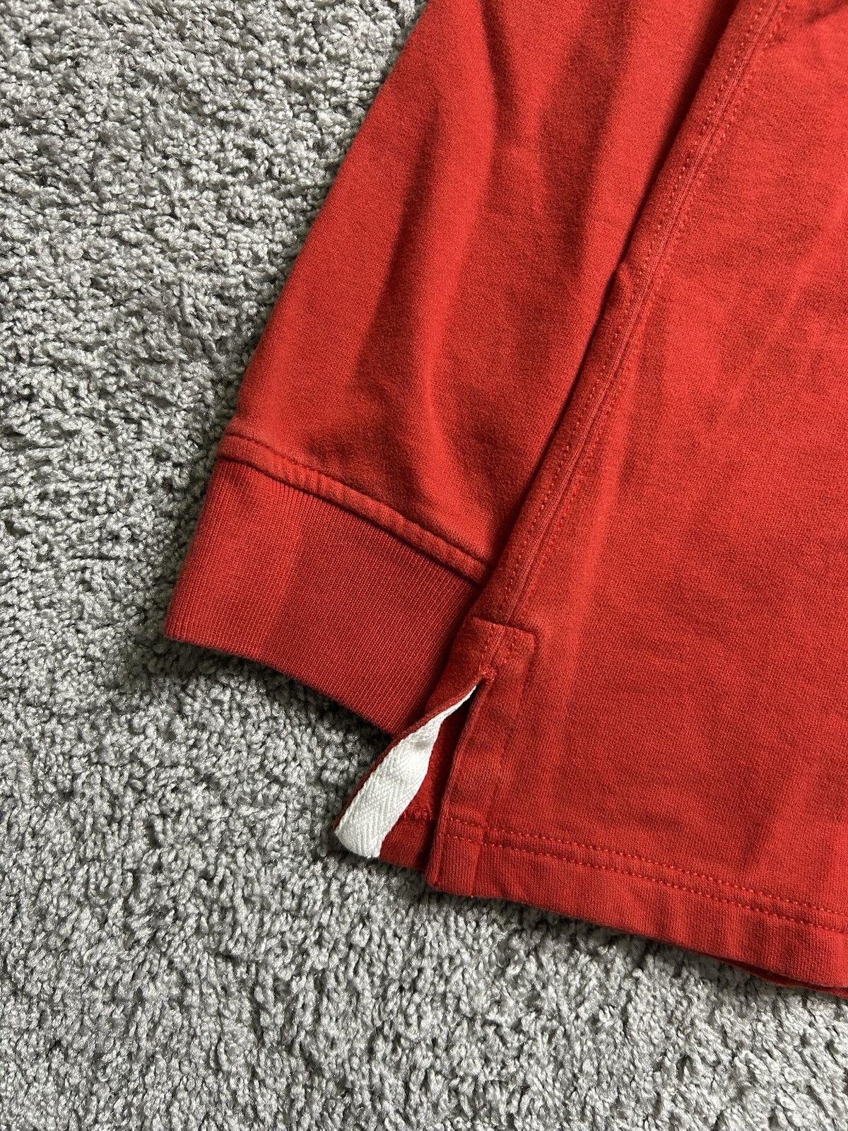 Polo Ralph Lauren Vintage 90s Polo Ralph Lauren Rugby Quilted Padded Long Red Size US L / EU 52-54 / 3 - 4 Thumbnail
