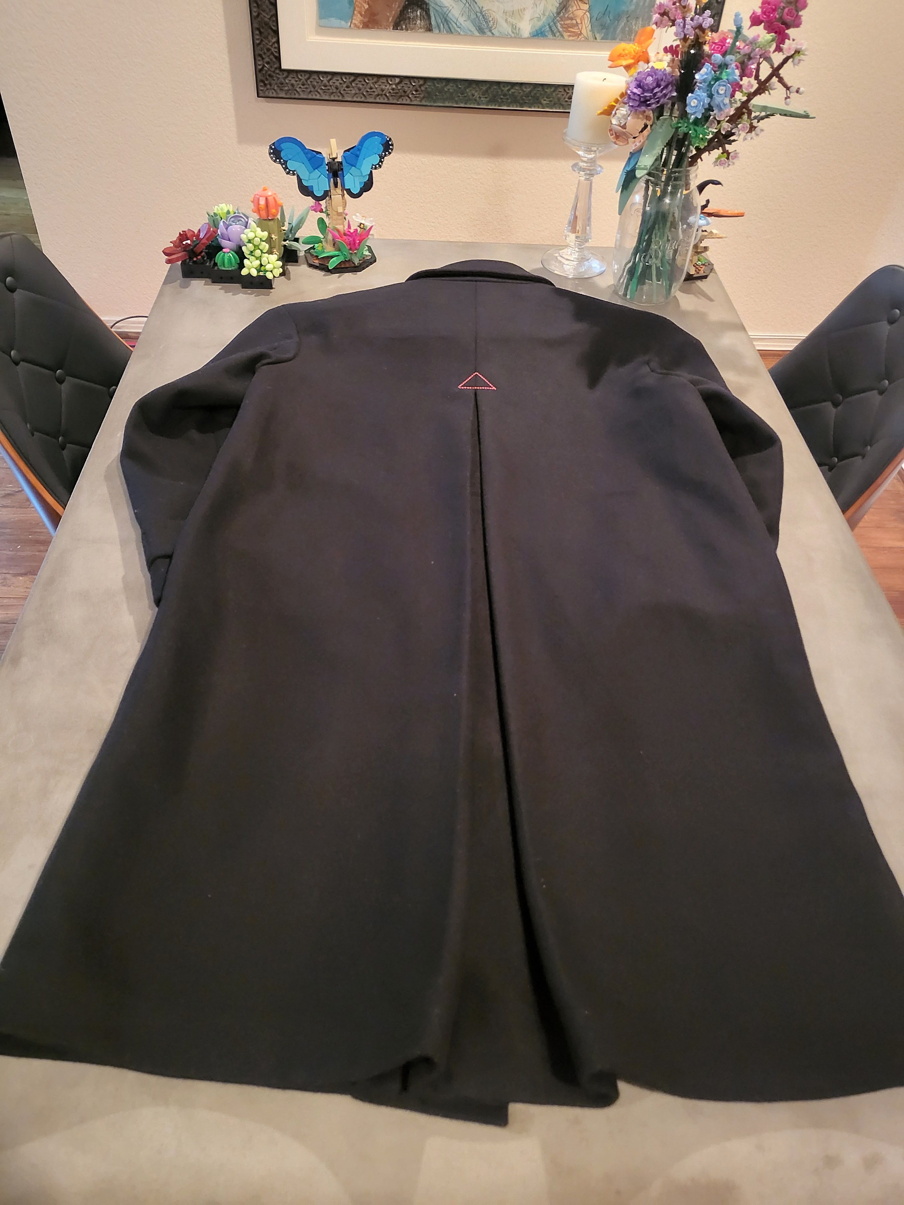 Just Cavalli × Roberto Cavalli Black Wool Virgin Coat Size US M / EU 48-50 / 2 - 5 Thumbnail