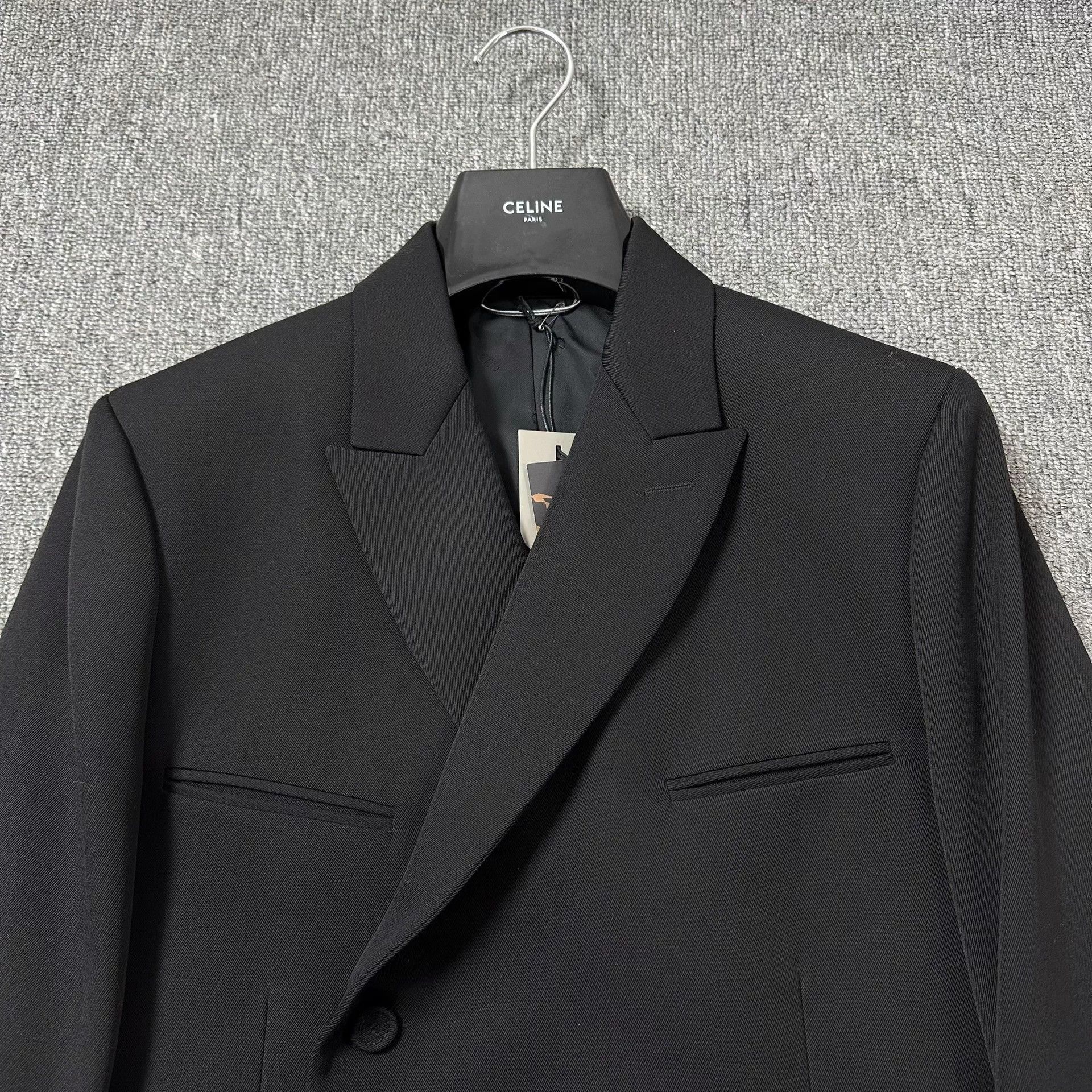Dior Dior Man Black 46 100% Wool Blazer Size 46R - 3 Thumbnail