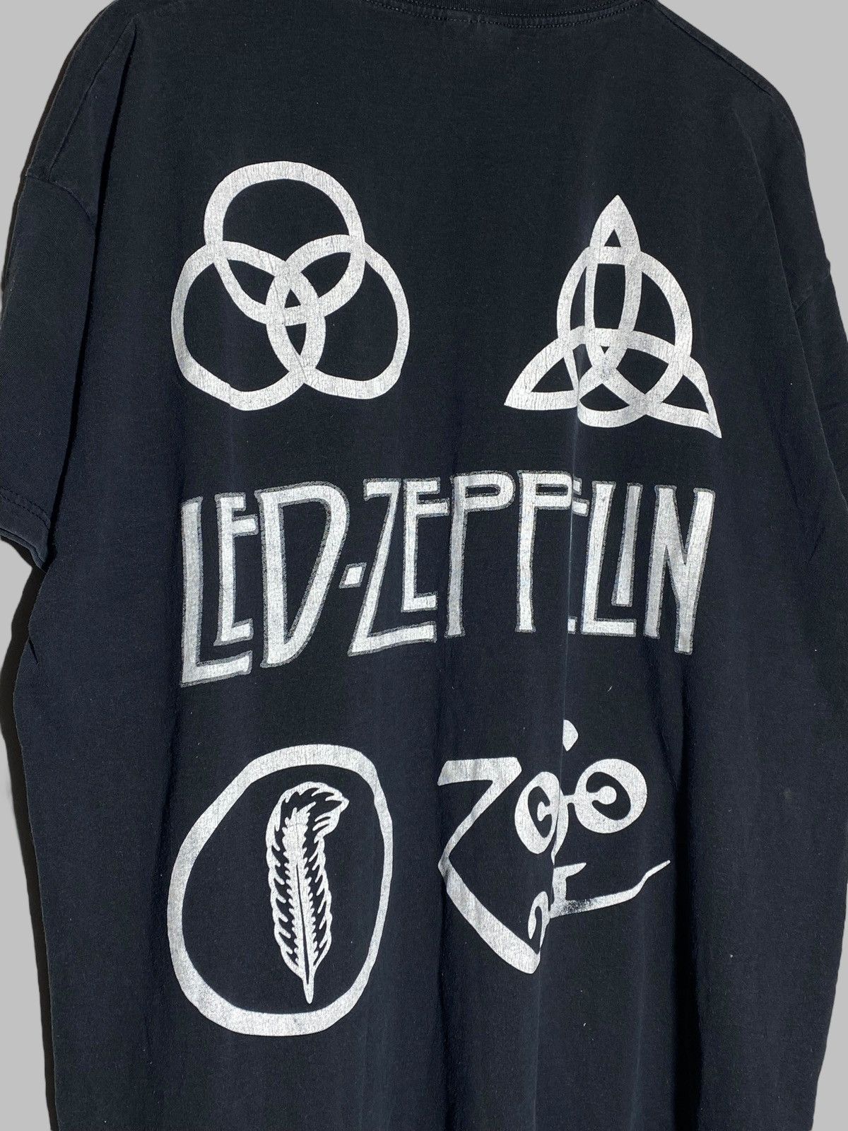 Band Tees × Led Zeppelin × Vintage Vintage Led Zeppelin Graphic Print T-shirt Size US XXL / EU 58 / 5 - 9 Thumbnail