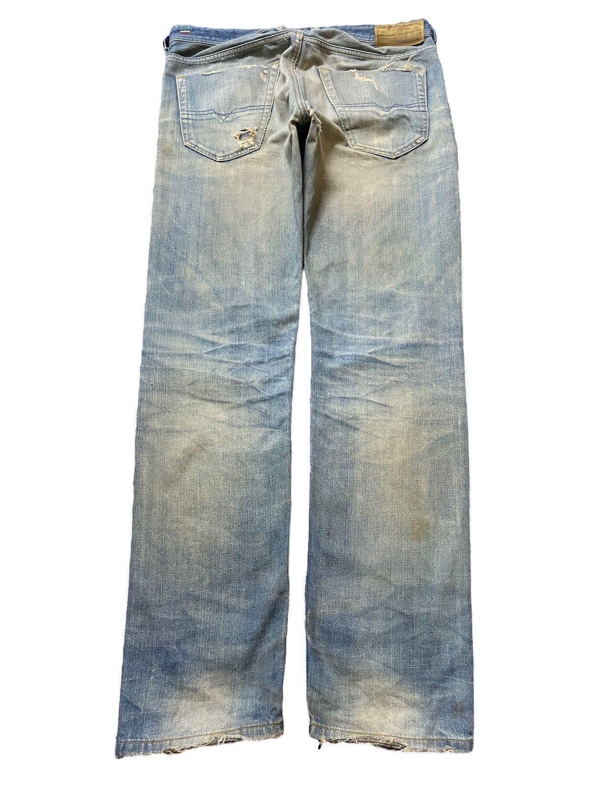 Diesel Vintage Diesel Industry Mud Wash Distressed Style Jeans Size US 33 - 2 Thumbnail