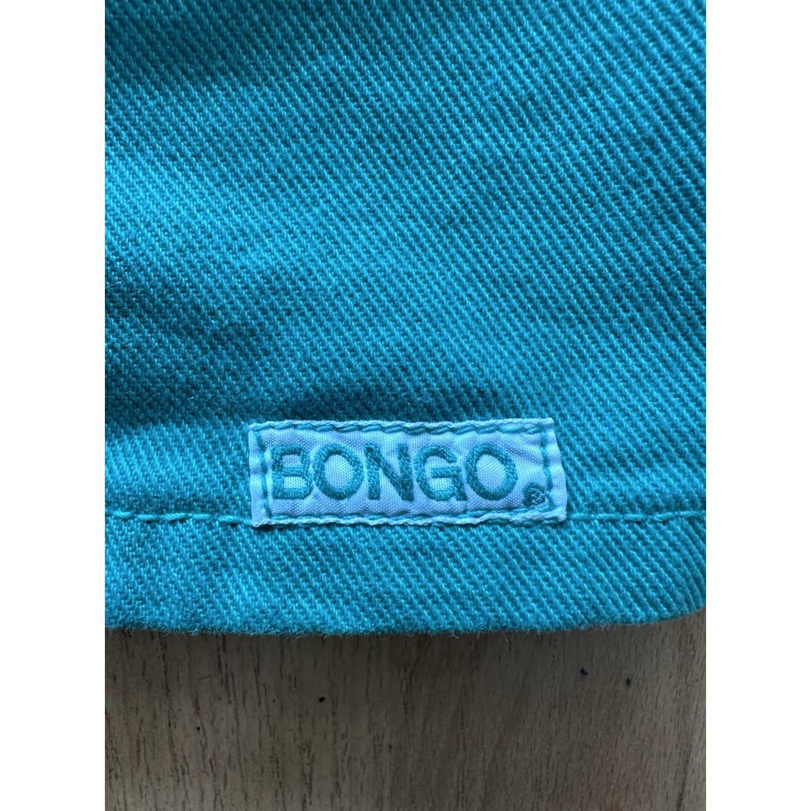 Vintage VINTAGE Bongo Denim Dress Tee​M Teal Button Halter Midi Dress 80s 90s Bohemian Western Womens Size M / US 6-8 / IT 42-44 - 3 Thumbnail