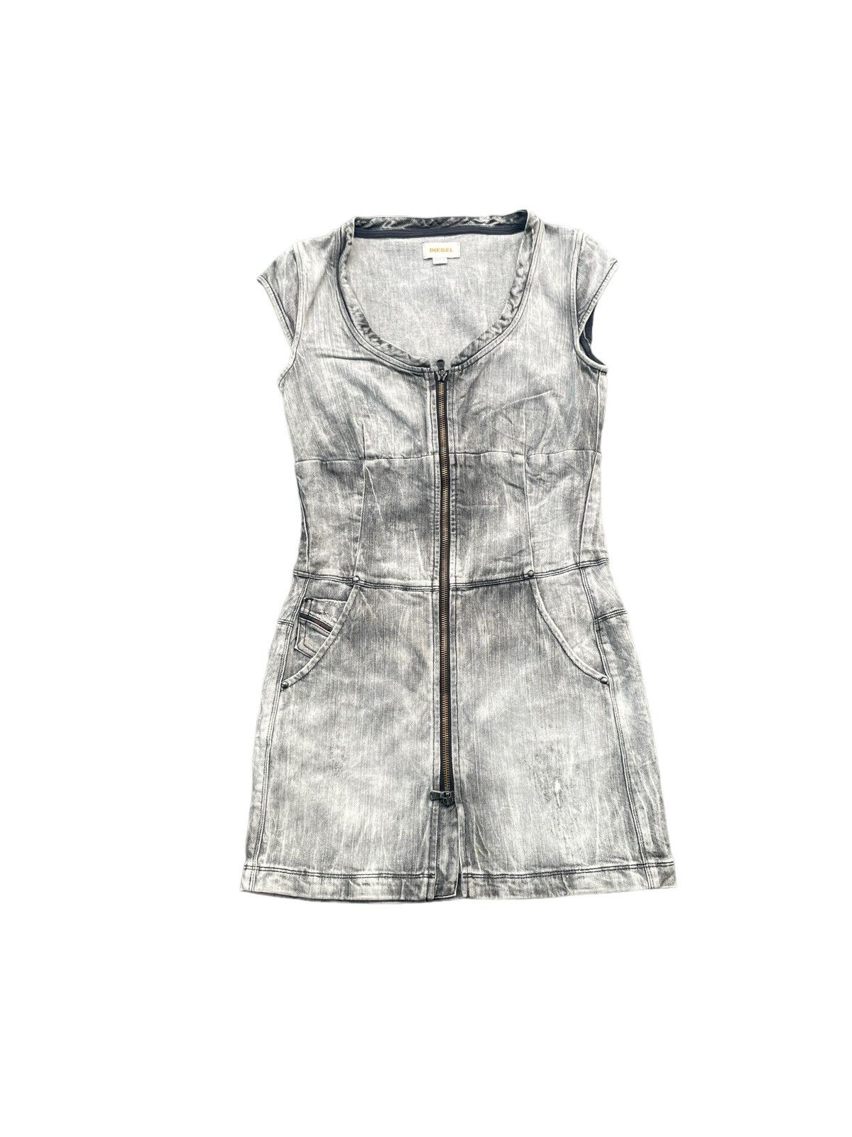 Diesel × Le Grande Bleu (L.G.B.) × Vintage Vintage Diesel Denim Dress Size S / US 4 / IT 40 - 1 Thumbnail