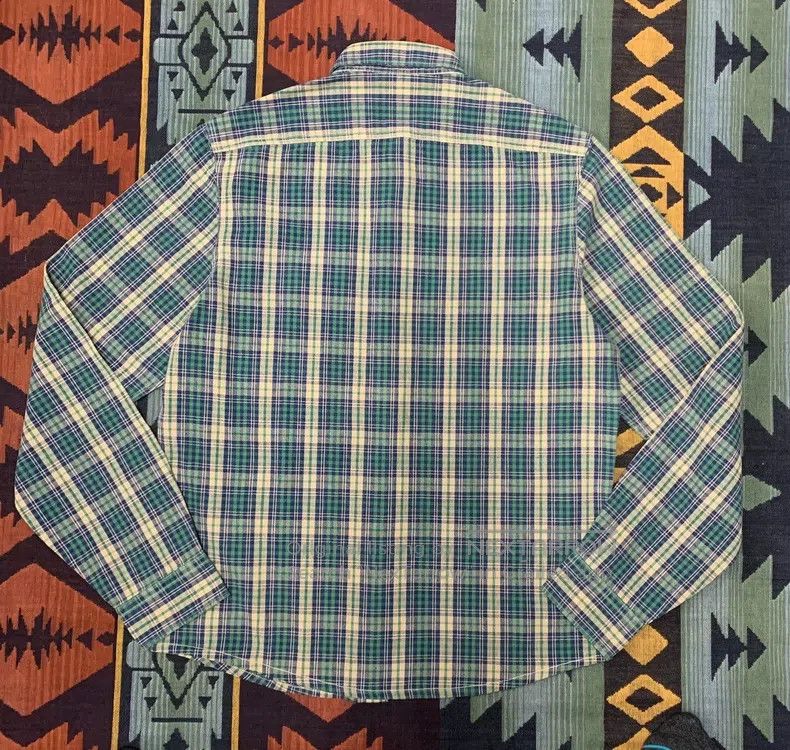 RRL Ralph Lauren RRL Ralph Lauren Indigo plaid workwear shirt Size US M / EU 48-50 / 2 - 2 Thumbnail