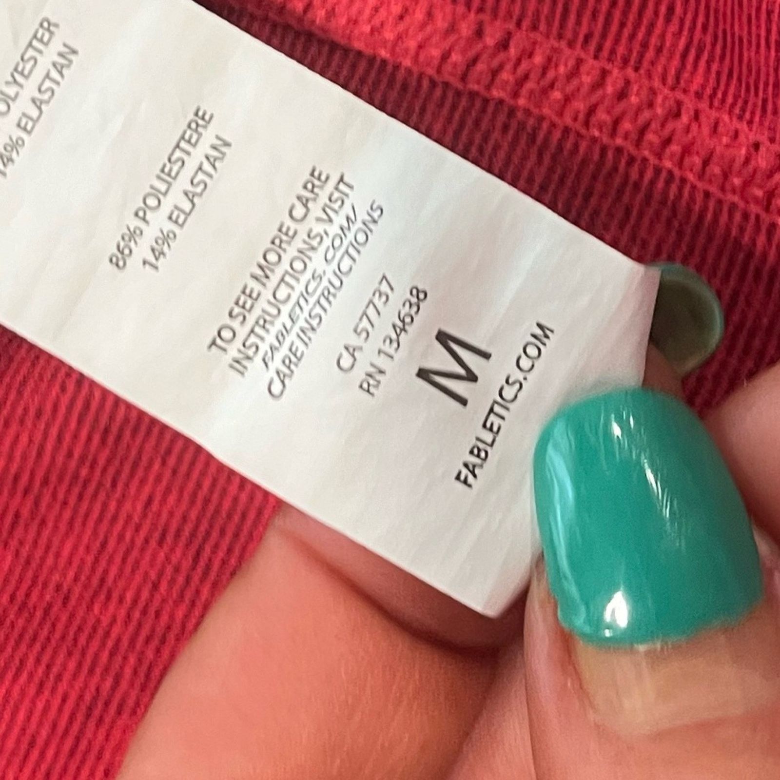 Fabletics Fabletics Womens Lima Capri Leggings Mid Rise Pull-On M Size 29" - 3 Thumbnail