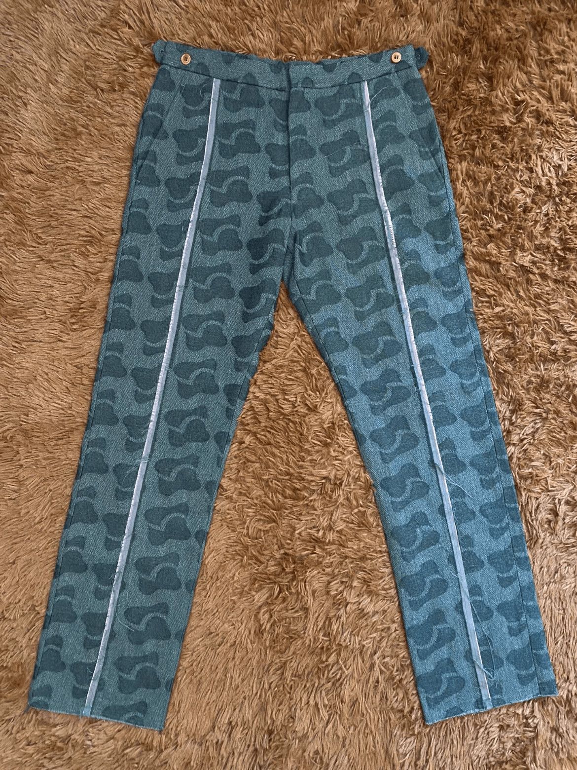 Comme des Garcons Homme Plus Sz S Comme Des Garcons Homme Plus 03AW Pattern Trouser-2508 Size US 30 / EU 46 - 1 Thumbnail