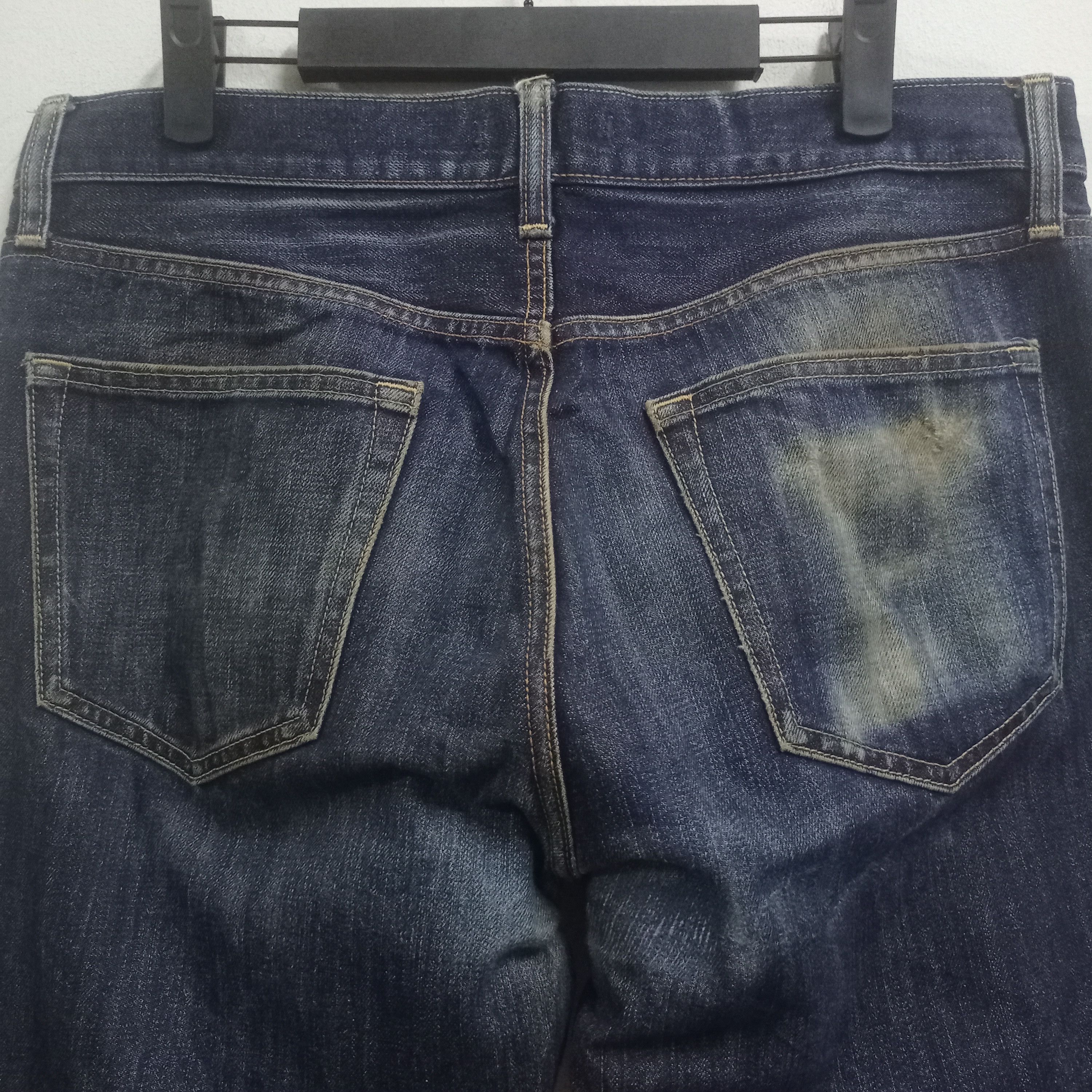 Japanese Brand × Uniqlo Vintage Japanese Uniqlo Mud Wash Style Loose Jeans 34x31 Size US 34 / EU 50 - 7 Thumbnail