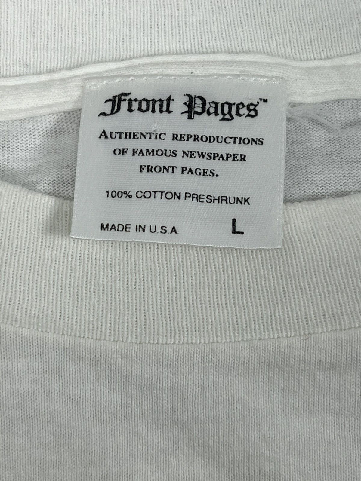 MLB 90s Vintage LA Doggers x The LA Times Front Pages tee Size US L / EU 52-54 / 3 - 8 Thumbnail