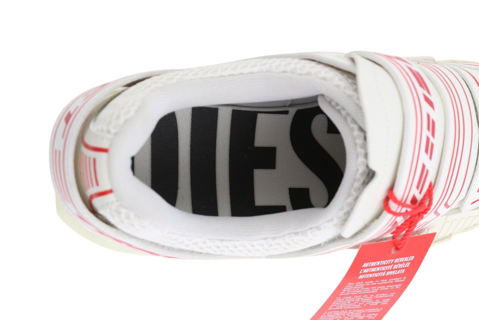 Diesel S-PENDHIO LC EU43 White Almond Toe Pull On Low Top 40864 Size US 10 / EU 43 - 10 Thumbnail