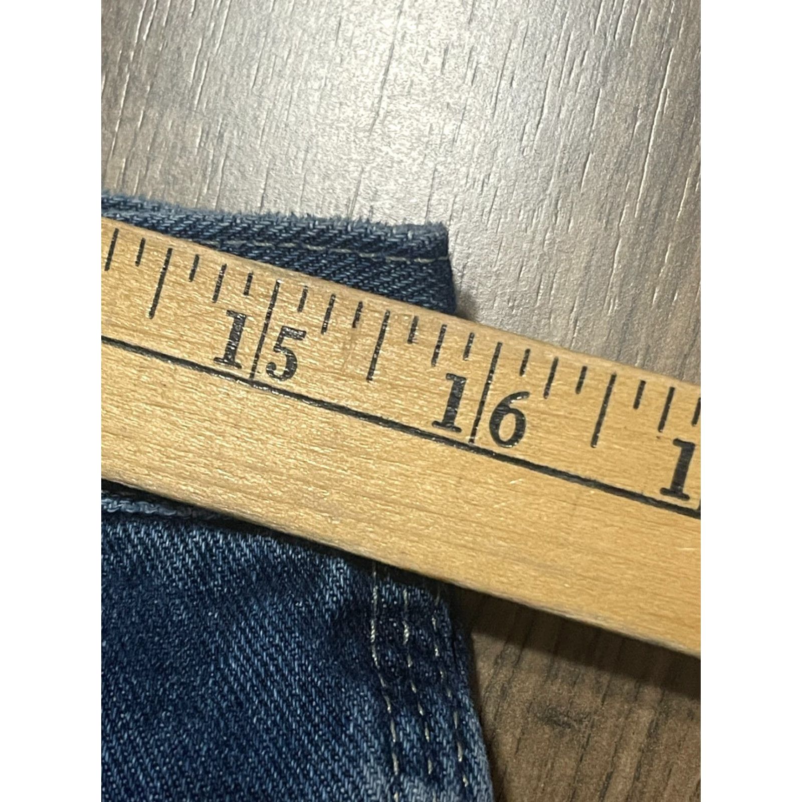 Vintage Riders Jeans Men’s 34x32 Blue Denim Straight Leg Pockets Size US 34 / EU 50 - 4 Thumbnail