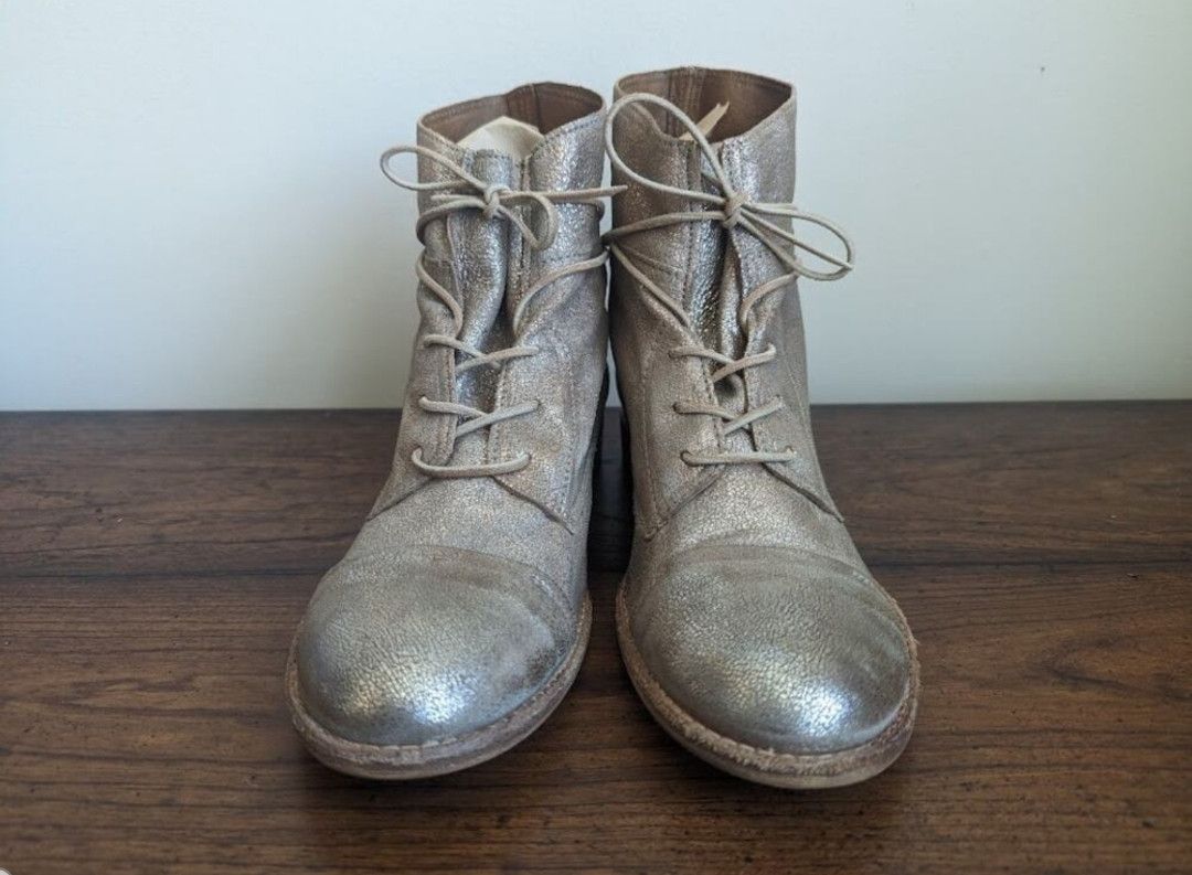 Other Miz Mooz gold ankle boots Size US 9 / IT 39 - 5 Thumbnail