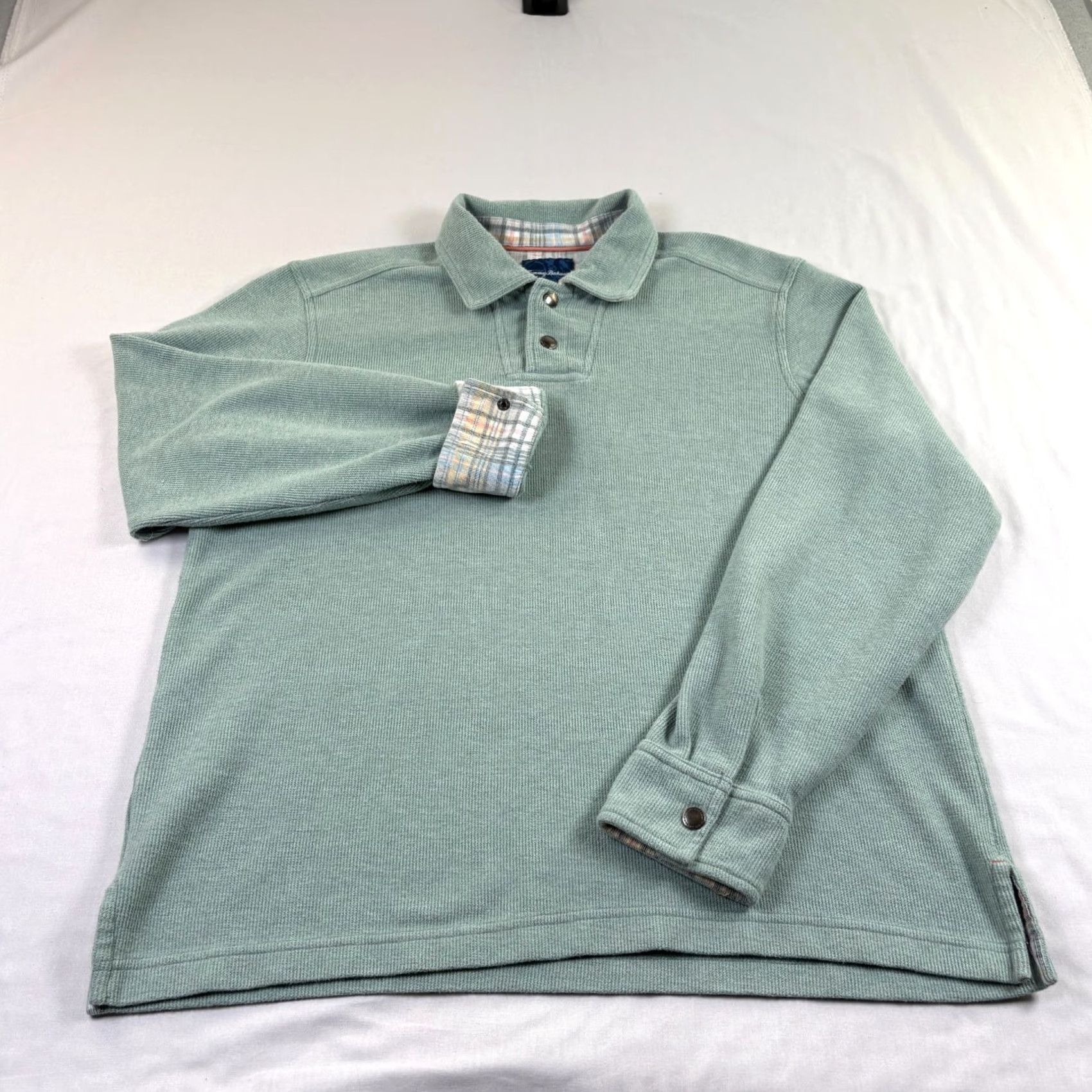 Tommy Bahama Tommy Bahama Sweater Mens M Green Collared Long Sleeve Pullover Size US M / EU 48-50 / 2 - 2 Thumbnail