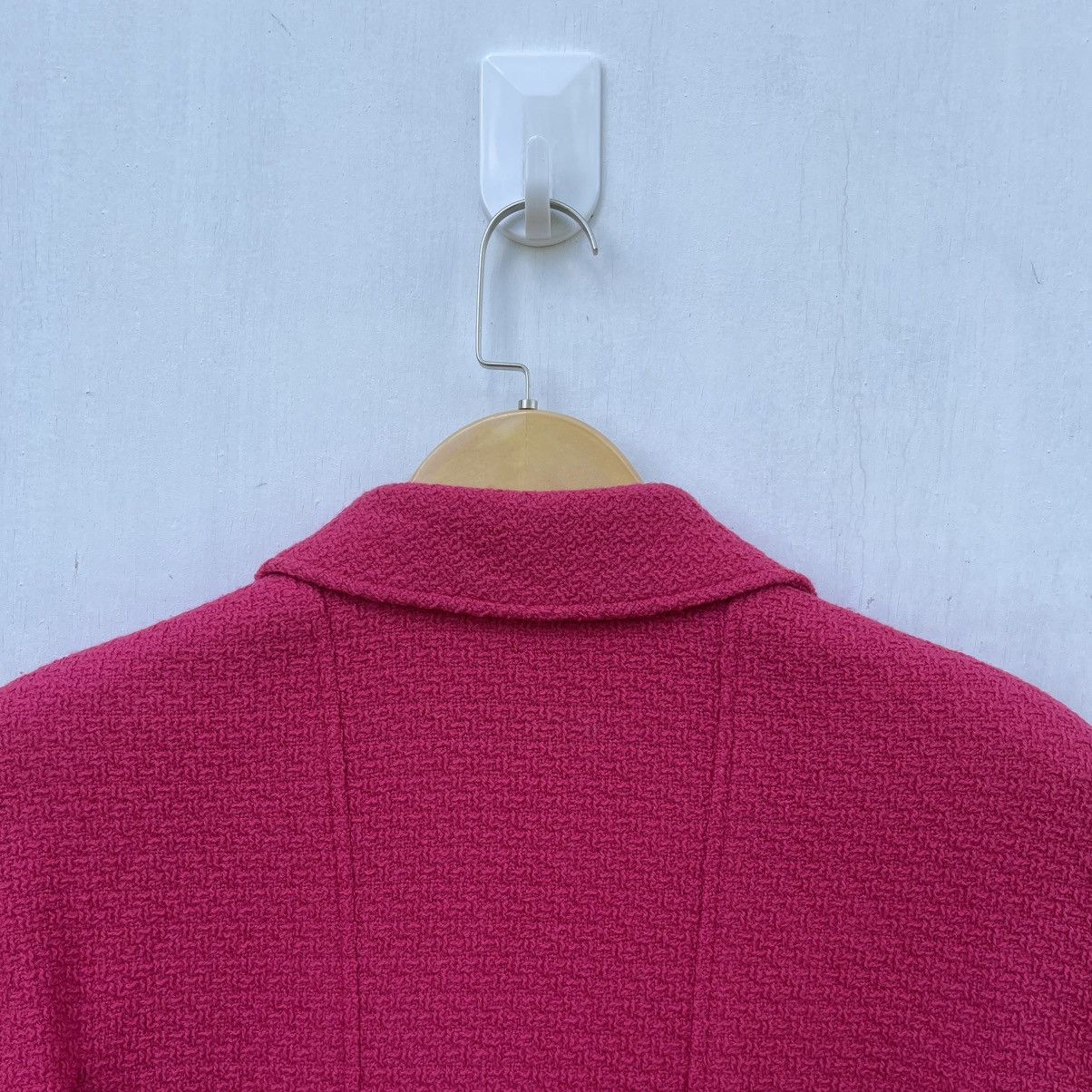 Chanel Chanel Pink Wool Blazer Button Ladies Size XS / US 0-2 / IT 36-38 - 11 Thumbnail
