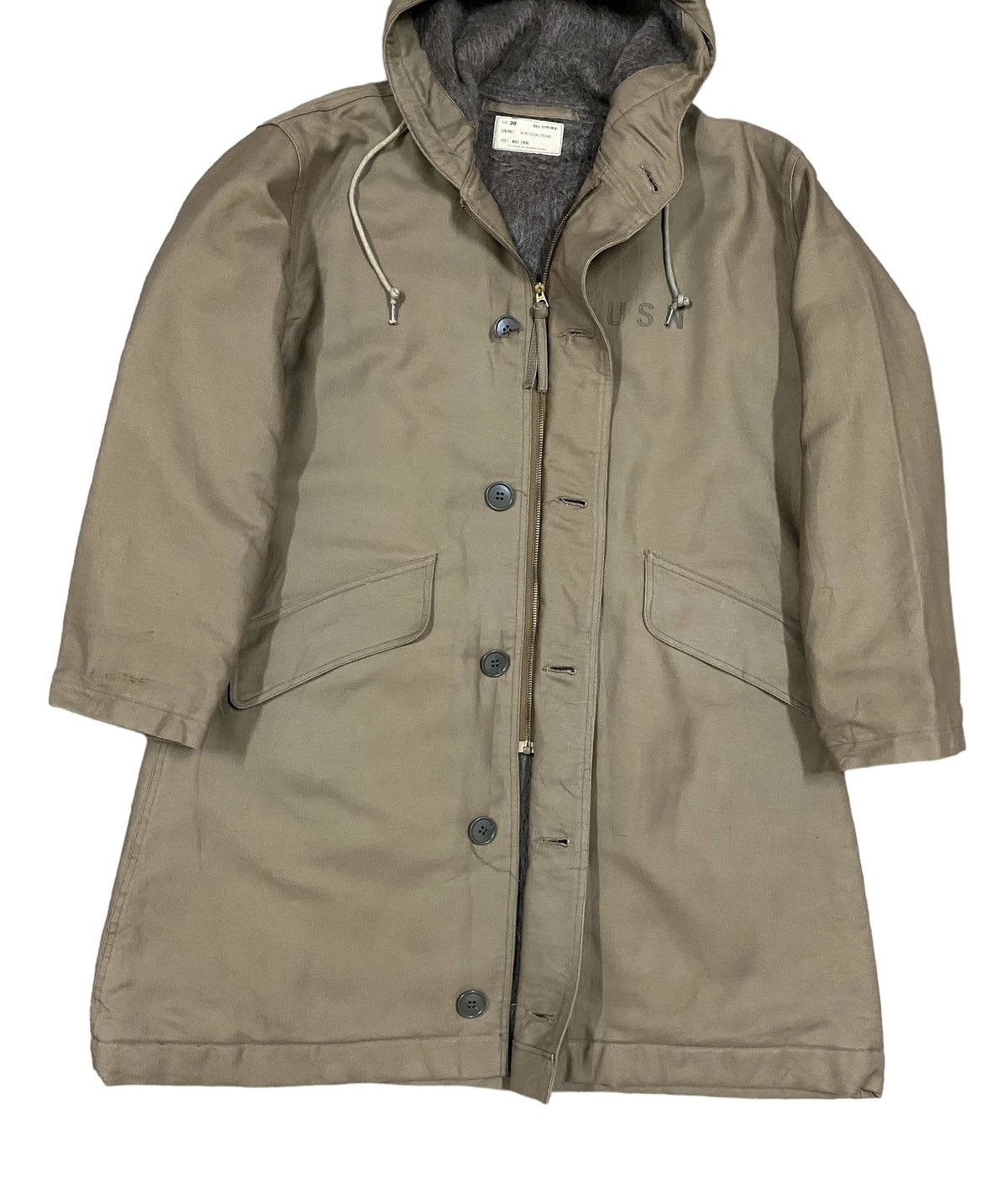 Buzz Rickson's Vtg🔥40’s Us Navy N1 Alpaca Deck Jacket Military Size US M / EU 48-50 / 2 - 5 Thumbnail