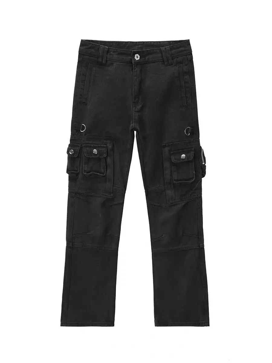 Japanese Brand × Vintage High street washed and distressed baggy work trousers Size US 31 - 5 Thumbnail