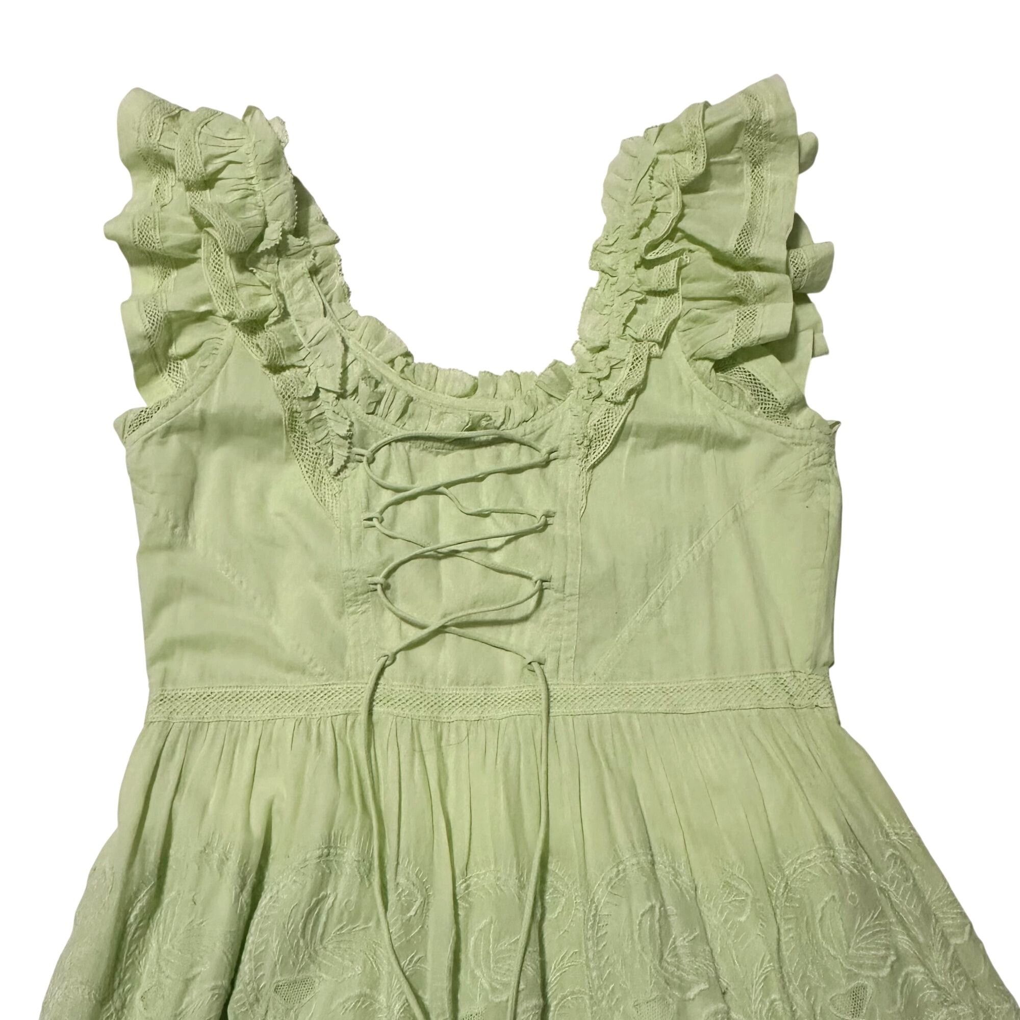 Ulla Johnson Ulla Johnson Julietta Broderie Anglaise Cotton Midi Dress, 4 Size S / US 4 / IT 40 - 9 Thumbnail