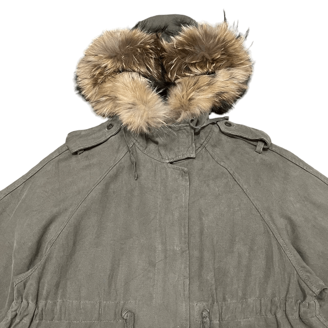 Hysteric Glamour Vintage Balcony and Bed Raccoon Fur Jacket Military Style Size US M / EU 48-50 / 2 - 2 Thumbnail