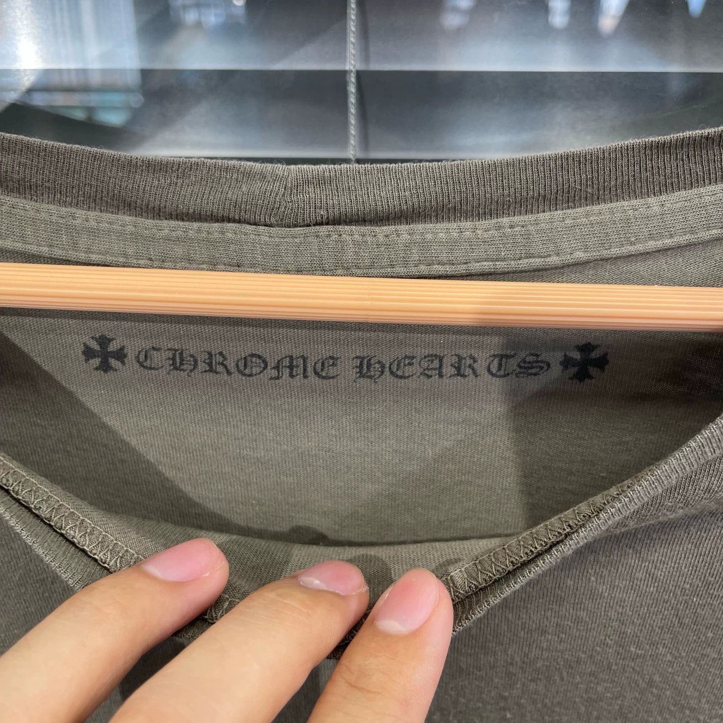 Chrome Hearts Chrome Hearts Olive Green Limited Full Phantom Cross LS M Size US M / EU 48-50 / 2 - 3 Thumbnail