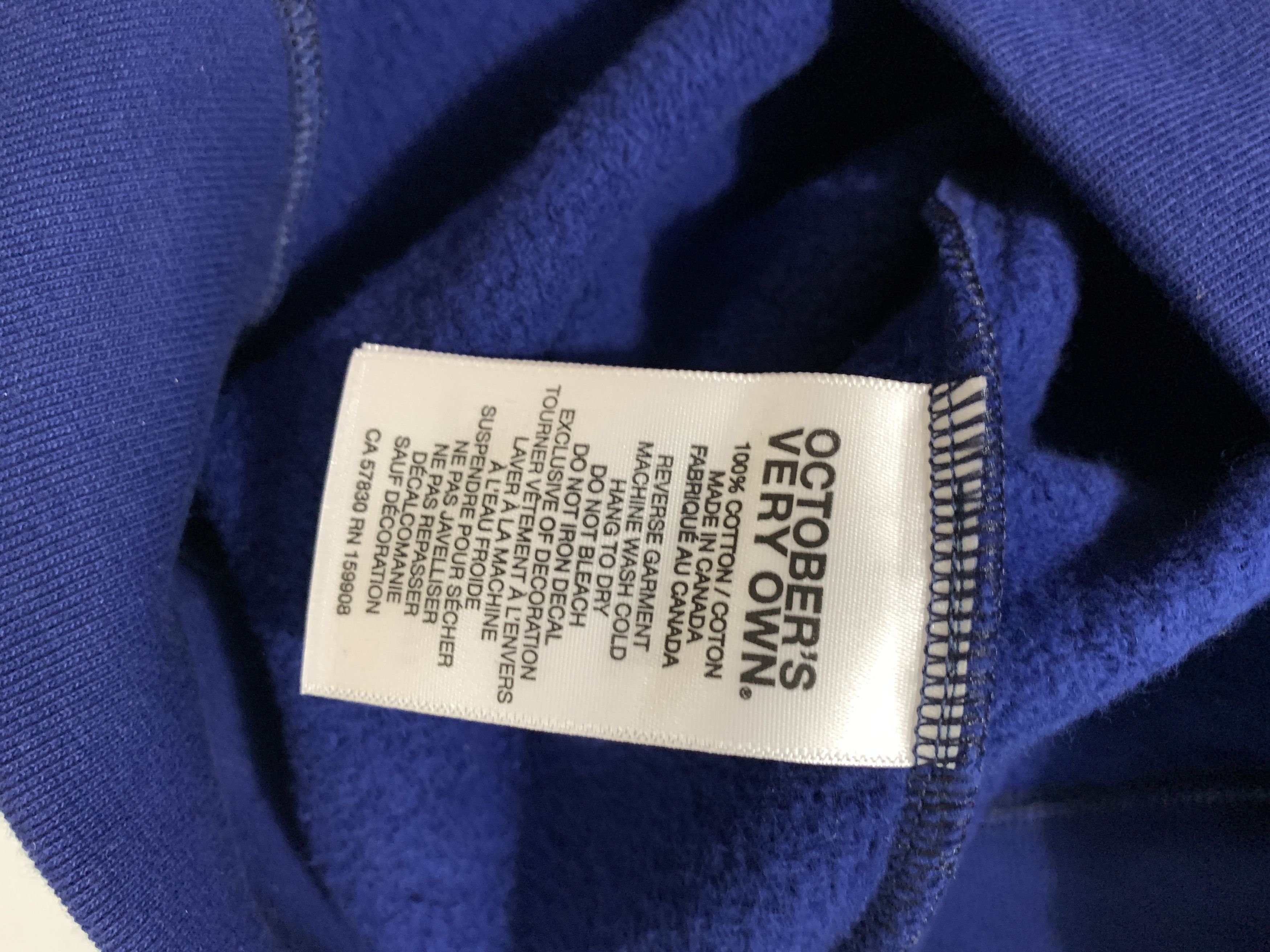Drake OVOx NHL x TORONTO MAPLE LEAFS CLASSIC OWL HOODIE - BLUE Size US XXL / EU 58 / 5 - 5 Thumbnail