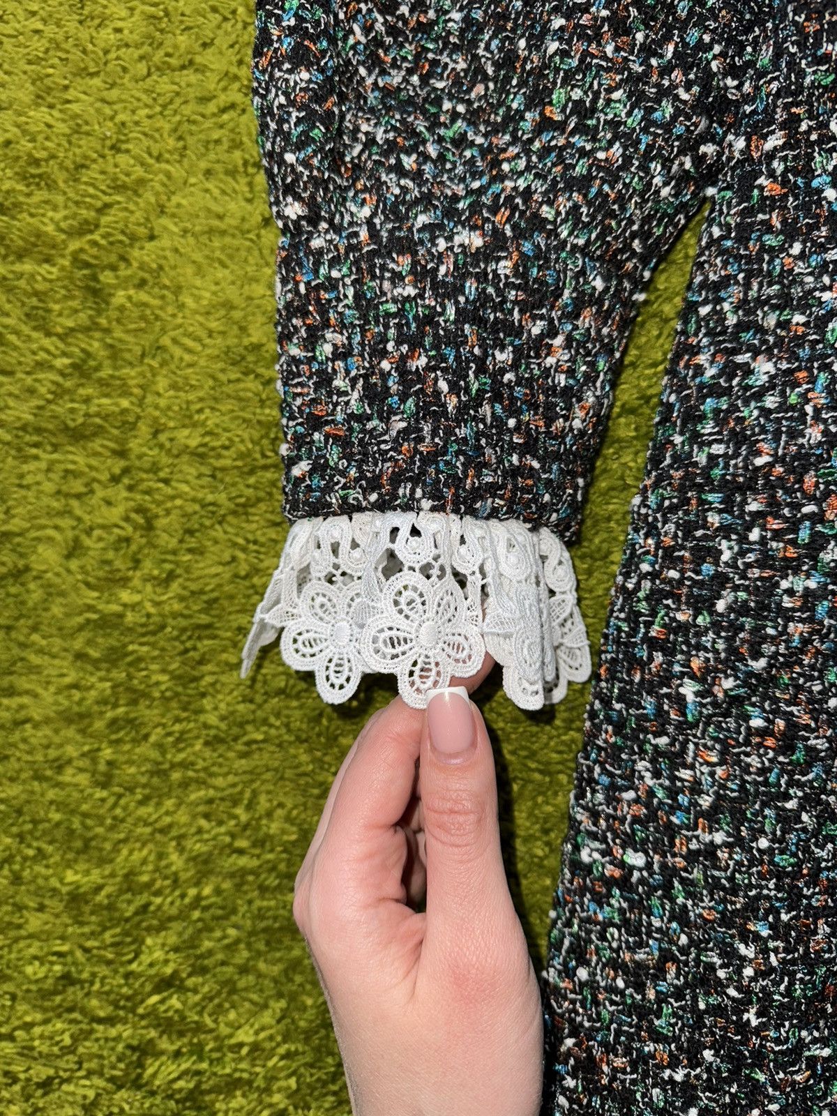 Designer × Sandro Sandro oldmoney style coloured tweed dress Size M / US 6-8 / IT 42-44 - 4 Thumbnail