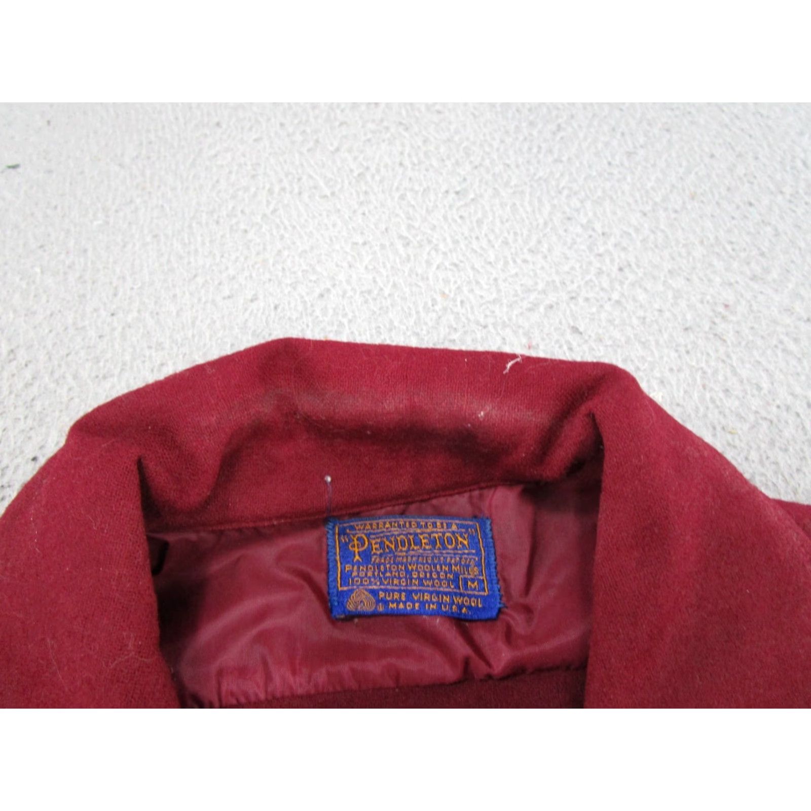 Pendleton VINTAGE Pendleton Button-Up Long Sleeve Wool USA Made Red Shirt M Size US M / EU 48-50 / 2 - 3 Thumbnail