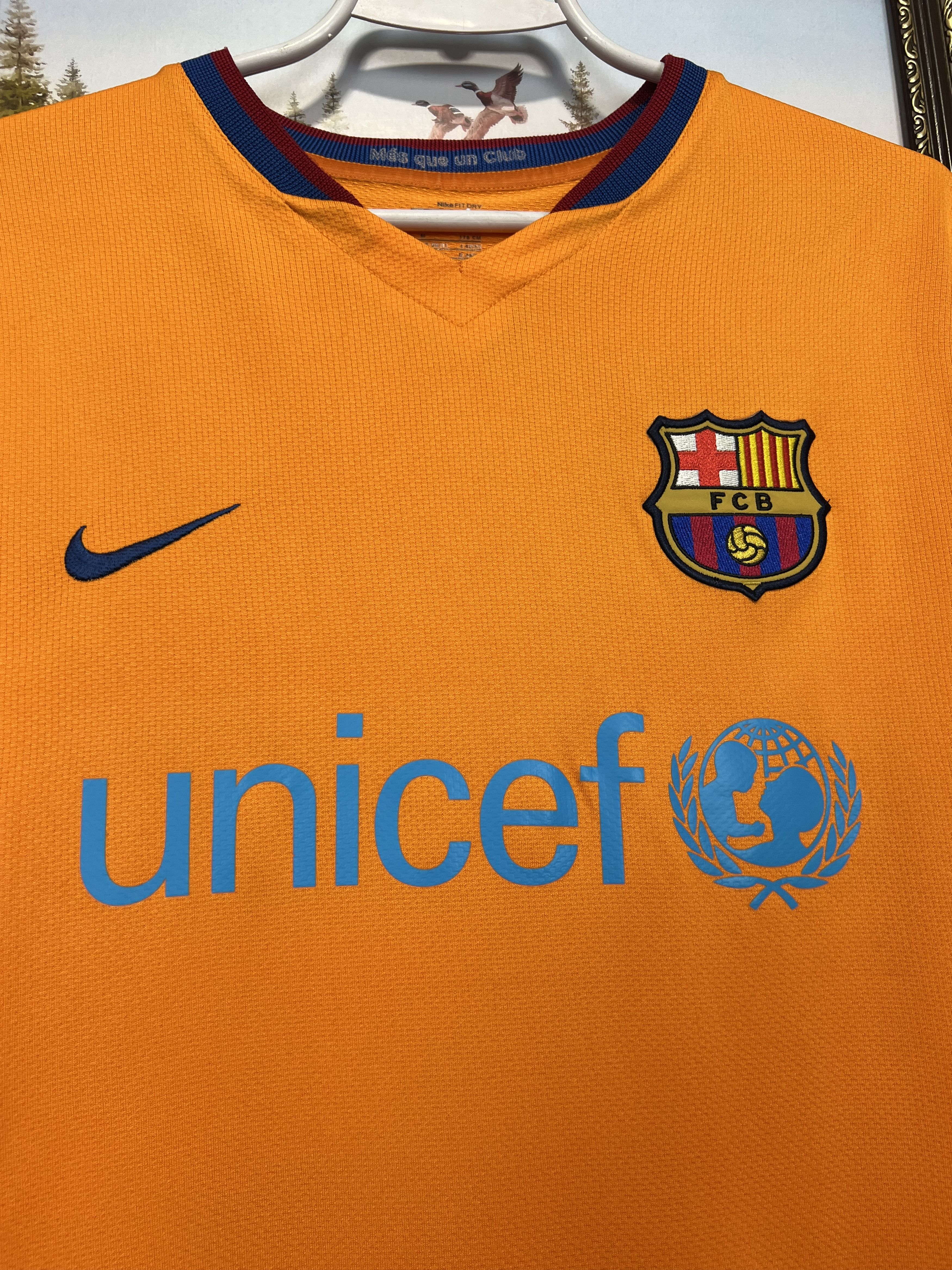 Nike Vintage Nike Barcelona Away Shirt Football Soccer Jersey Size US M / EU 48-50 / 2 - 3 Thumbnail
