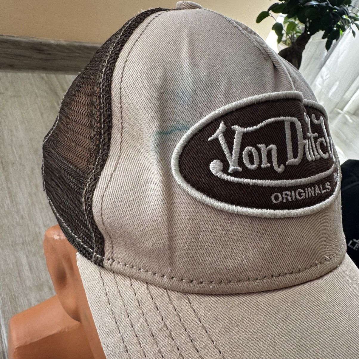 Von Dutch Vintage Von Dutch Logo Mesh Snapback Baseball Hat Cap Size ONE SIZE - 3 Thumbnail