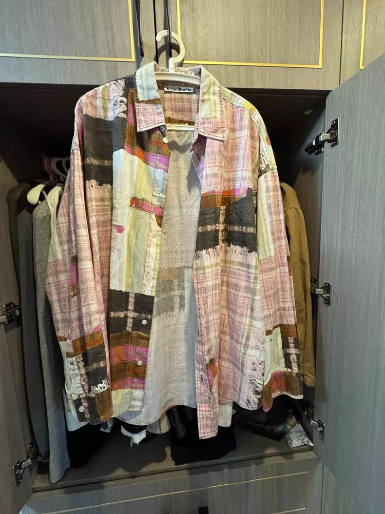 Thom Browne Pink Checkered Casual Shirt-dmc Size US M / EU 48-50 / 2 - 1 Thumbnail