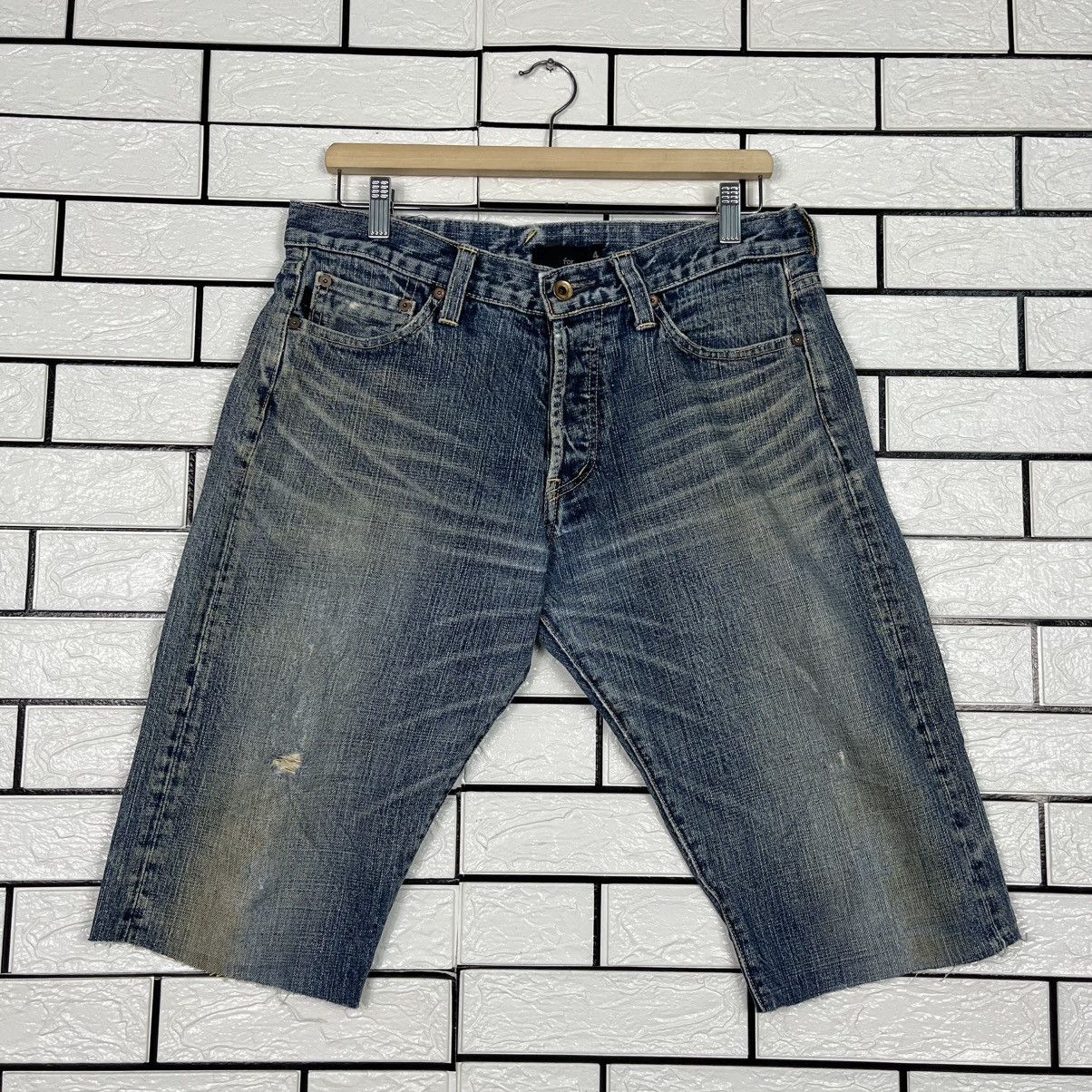 Japanese Brand Vintage For Japan Short Denim Size US 32 / EU 48 - 1 Thumbnail