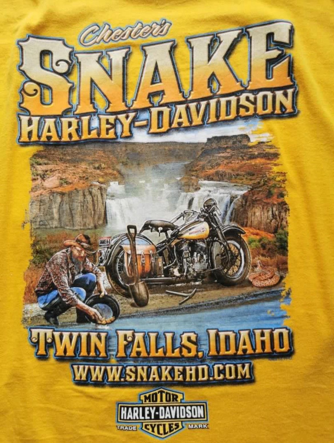 Harley Davidson × Vintage Vintage Harley Davidson Size US L / EU 52-54 / 3 - 4 Thumbnail