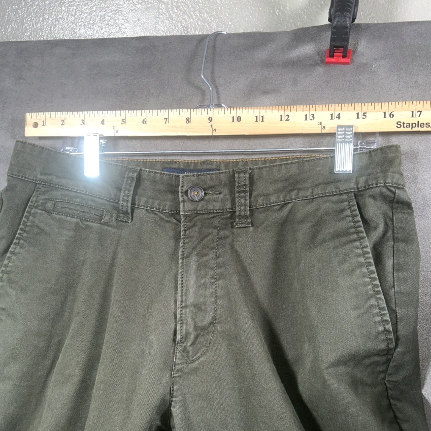 Lucky Brand Lucky Brand 410 Athletic Chino Pants Mens 32x32 Forest Green? Size US 32 / EU 48 - 2 Thumbnail