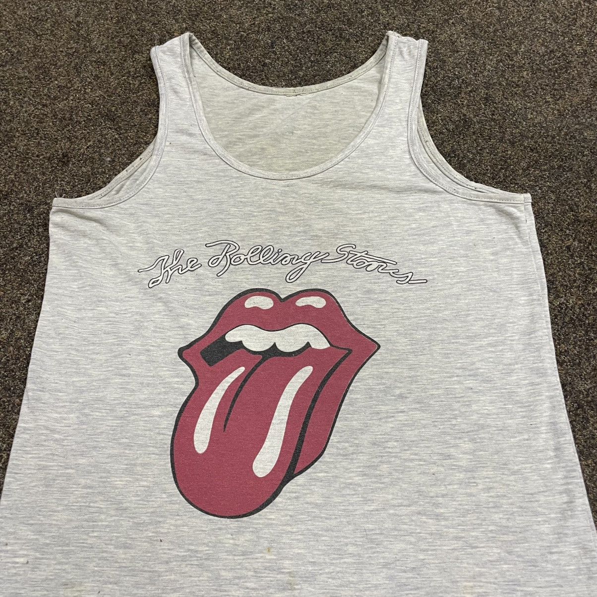 Vintage Vintage 90s Rolling Stones Graphic Band Tee Tank Top Faded S Size US S / EU 44-46 / 1 - 3 Thumbnail