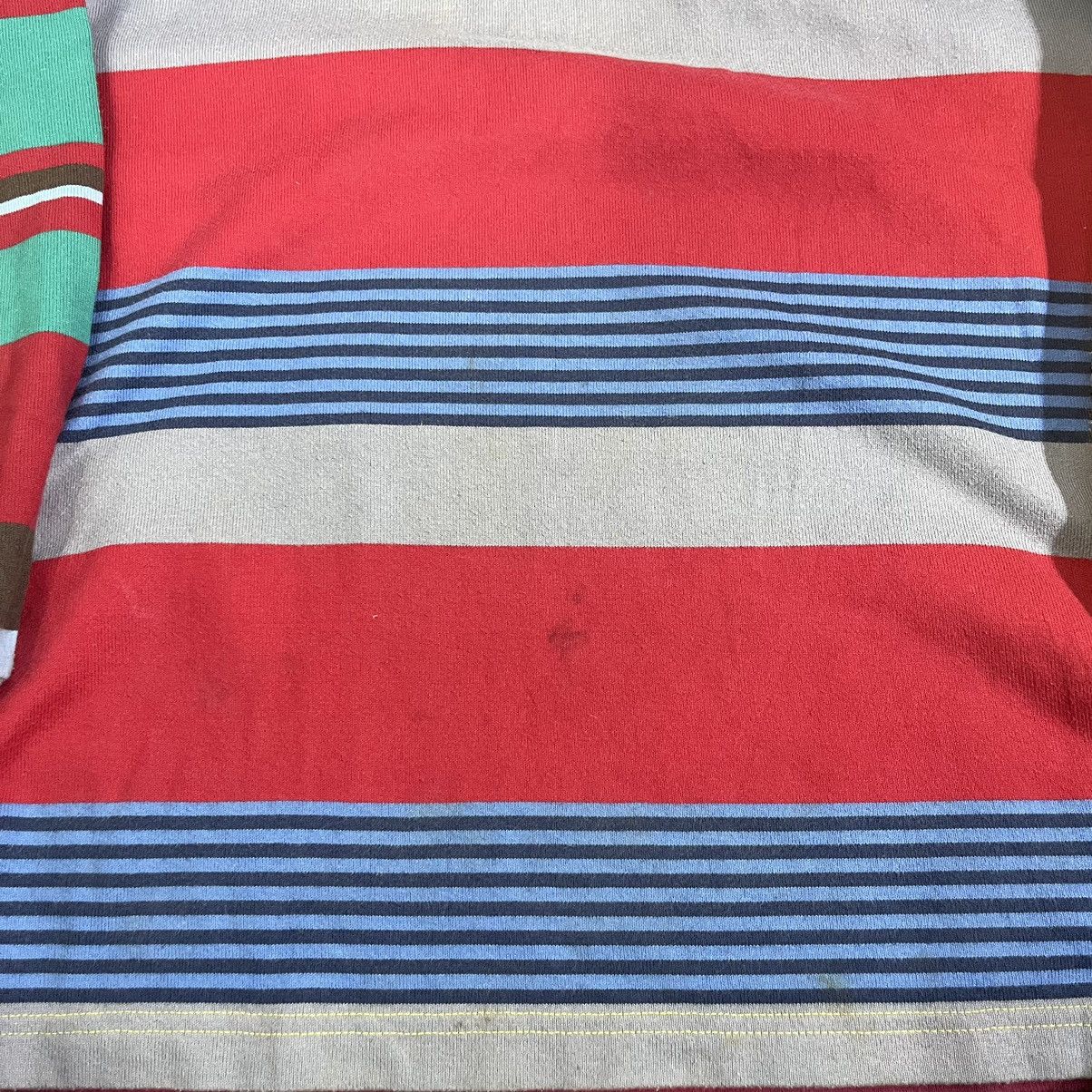 Canterbury of New Zealand CCC Ugly Multi Color Stripes Big Logo Rugby Wear Polo Size US M / EU 48-50 / 2 - 7 Thumbnail