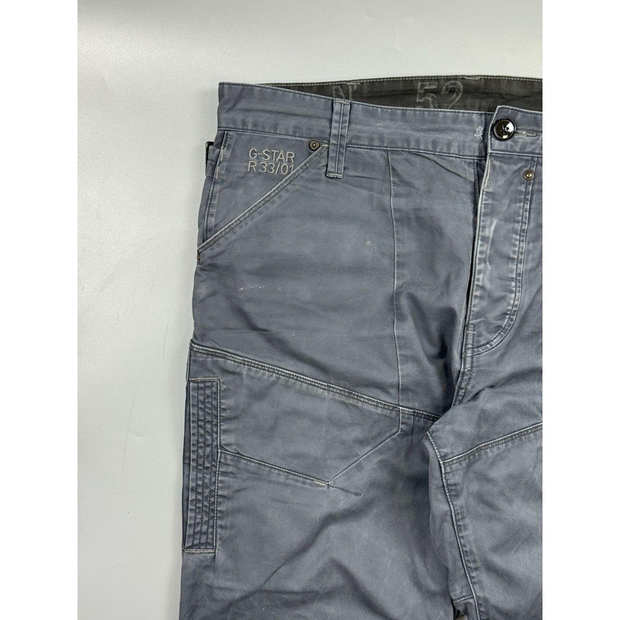 G-Star G-Star RAW Gray Cargo Pants (Y1192) Size US 35 - 3 Thumbnail