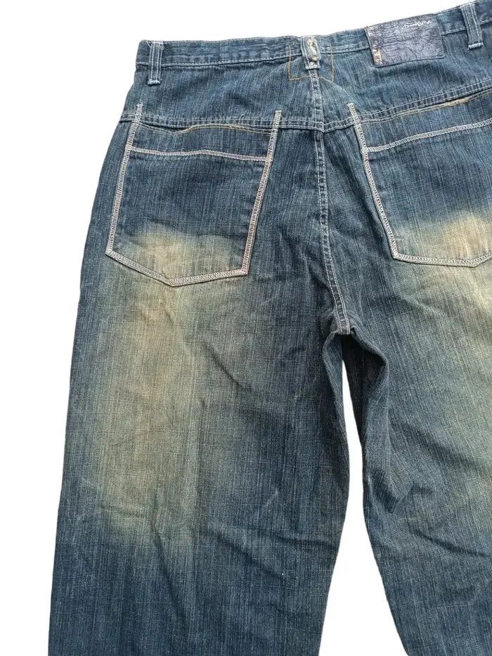 Japanese Brand Vintage baggy rap jeans Size US 38 / EU 54 - 4 Thumbnail