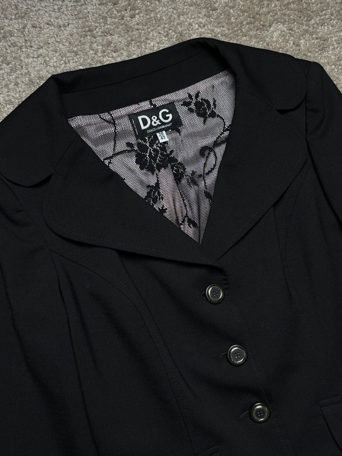Dolce & Gabbana Dolce & Gabbana vintage blazer & skirt set Size M / US 6-8 / IT 42-44 - 3 Thumbnail
