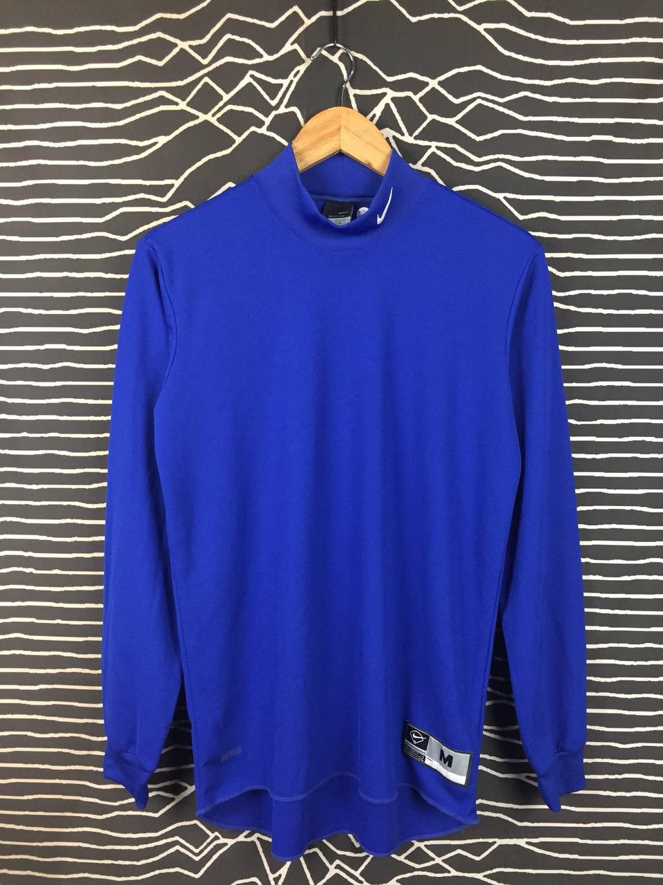 Nike Nike Baseball Dri-FIT UV Mock Neck Base Layer Tee Size US M / EU 48-50 / 2 - 1 Thumbnail