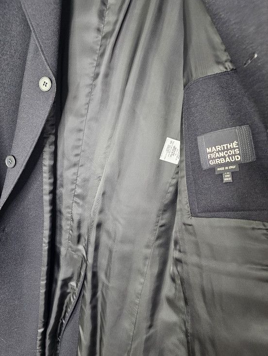 Marithe + Francois Girbaud Marithé + François Girbaud Vintage Black Wool Overcoat Size US L / EU 52-54 / 3 - 9 Thumbnail