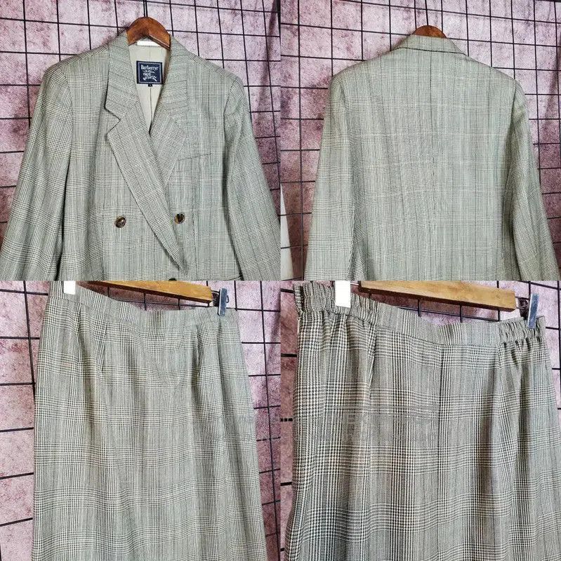 Burberry Burberry Green Check Wool Cardigan for Women. Size M / US 6-8 / IT 42-44 - 3 Thumbnail