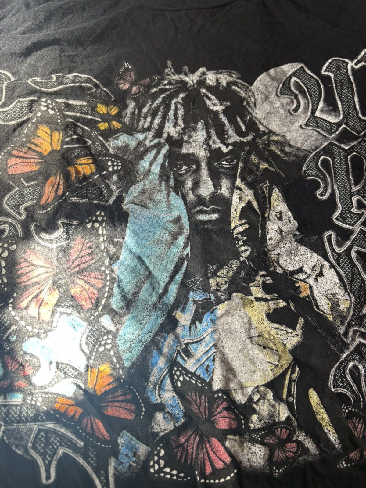 999 Club Juice Wrld 999 night butterfly tee Size US M / EU 48-50 / 2 - 1 Thumbnail