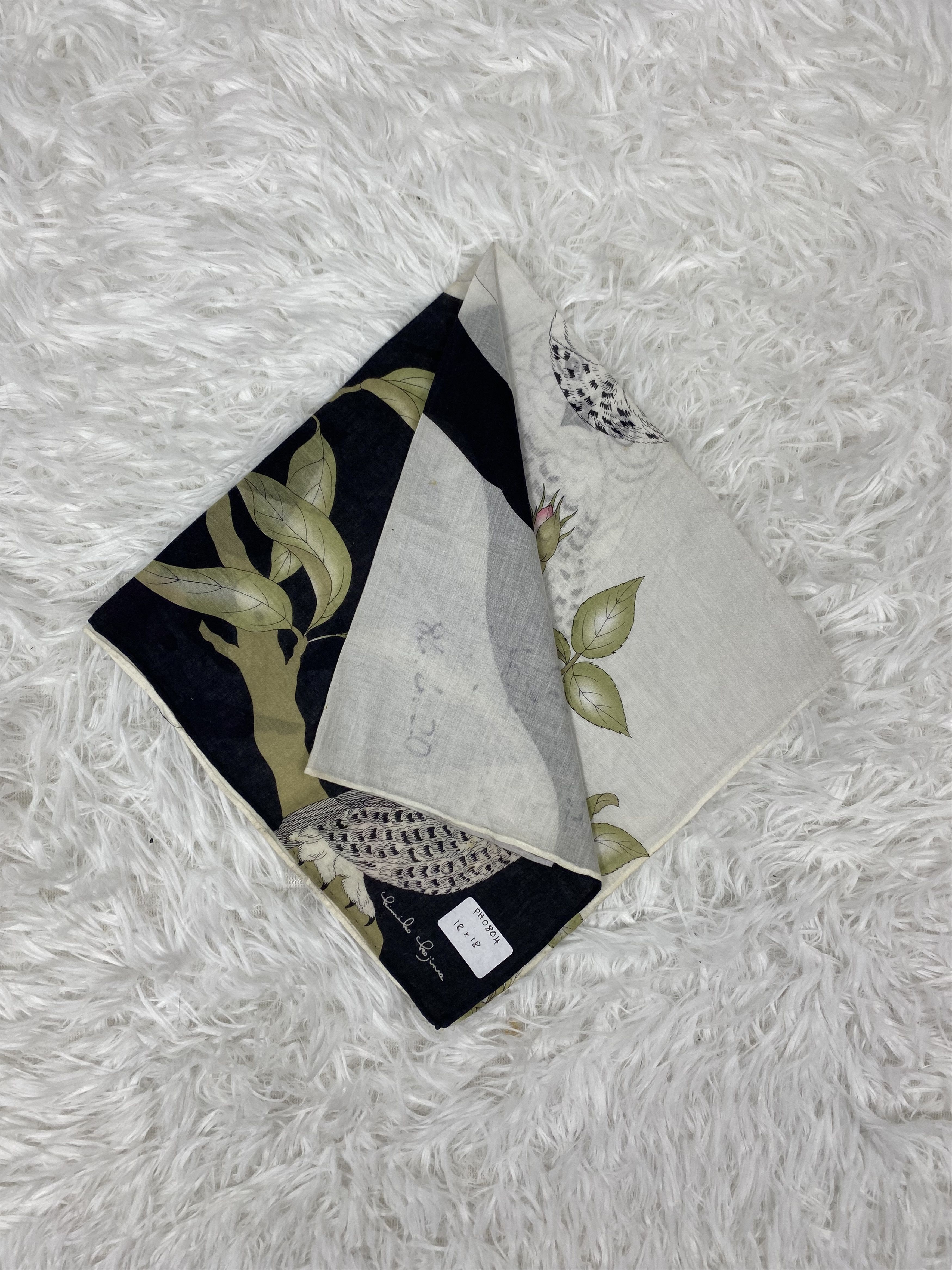 Japanese Brand × Vintage Vintage Emiiko Chojima Handkerchief Neckerchief PH0804 Size ONE SIZE - 1 Thumbnail