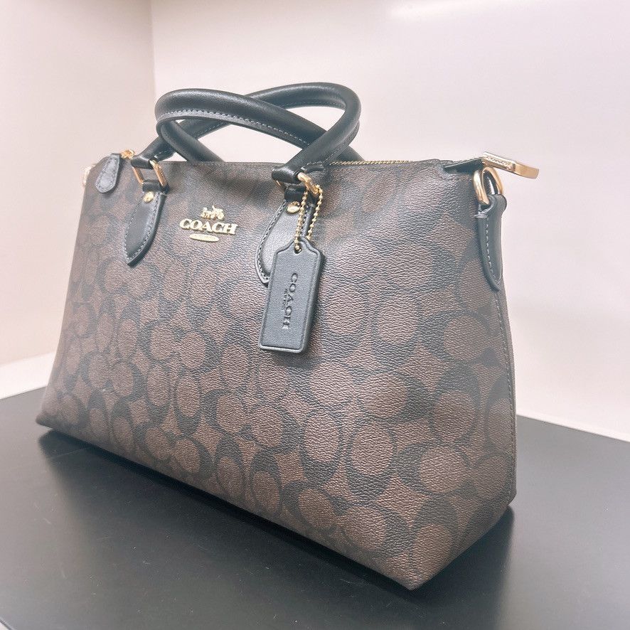 Coach Georgia Satchel In Signature Canvas CR157 Size ONE SIZE - 7 Thumbnail