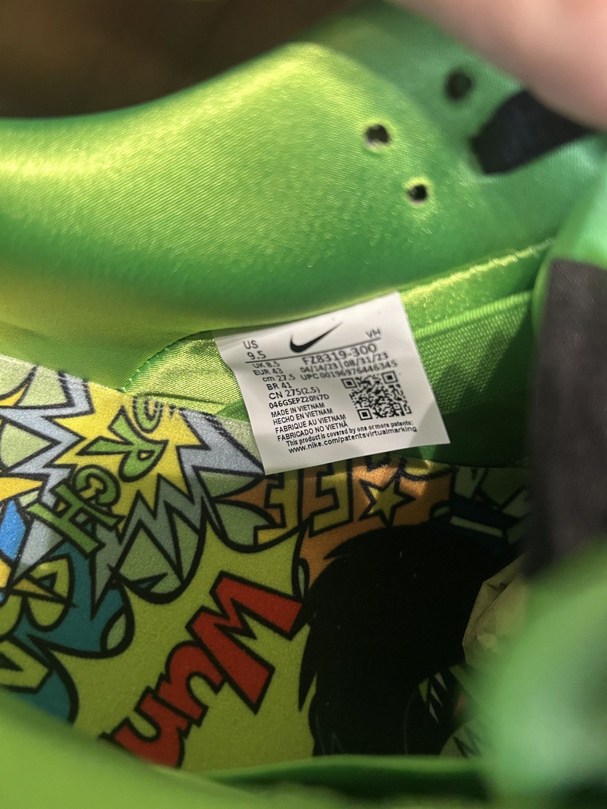 Nike Nike SB Dunk Low The Powerpuff Girls Buttercup Size US 9.5 / EU 42-43 - 10 Thumbnail