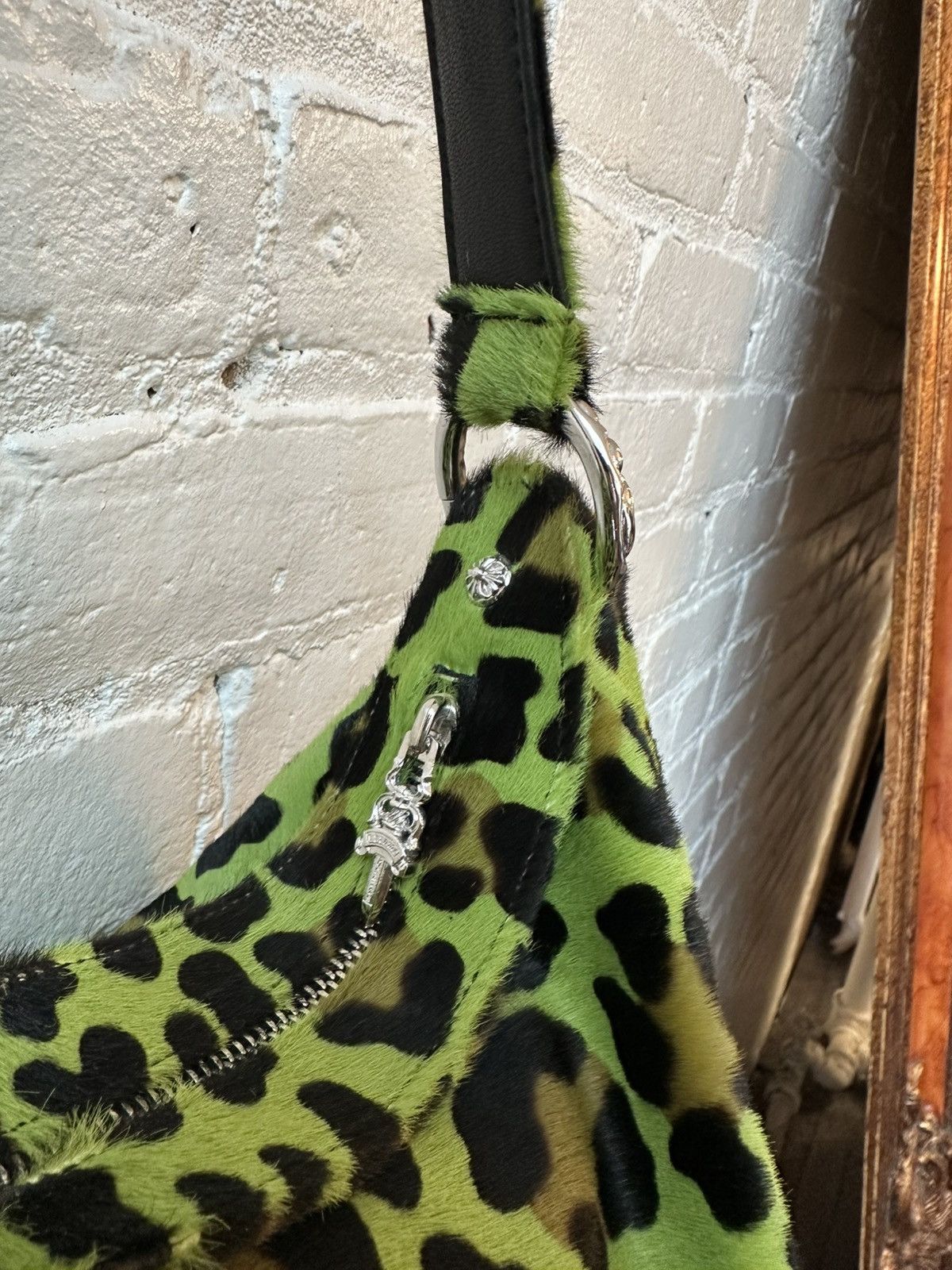 Chrome Hearts Chrome Hearts 2026 NEW RARE LYON GREEN CROSS BAG Size ONE SIZE - 6 Thumbnail
