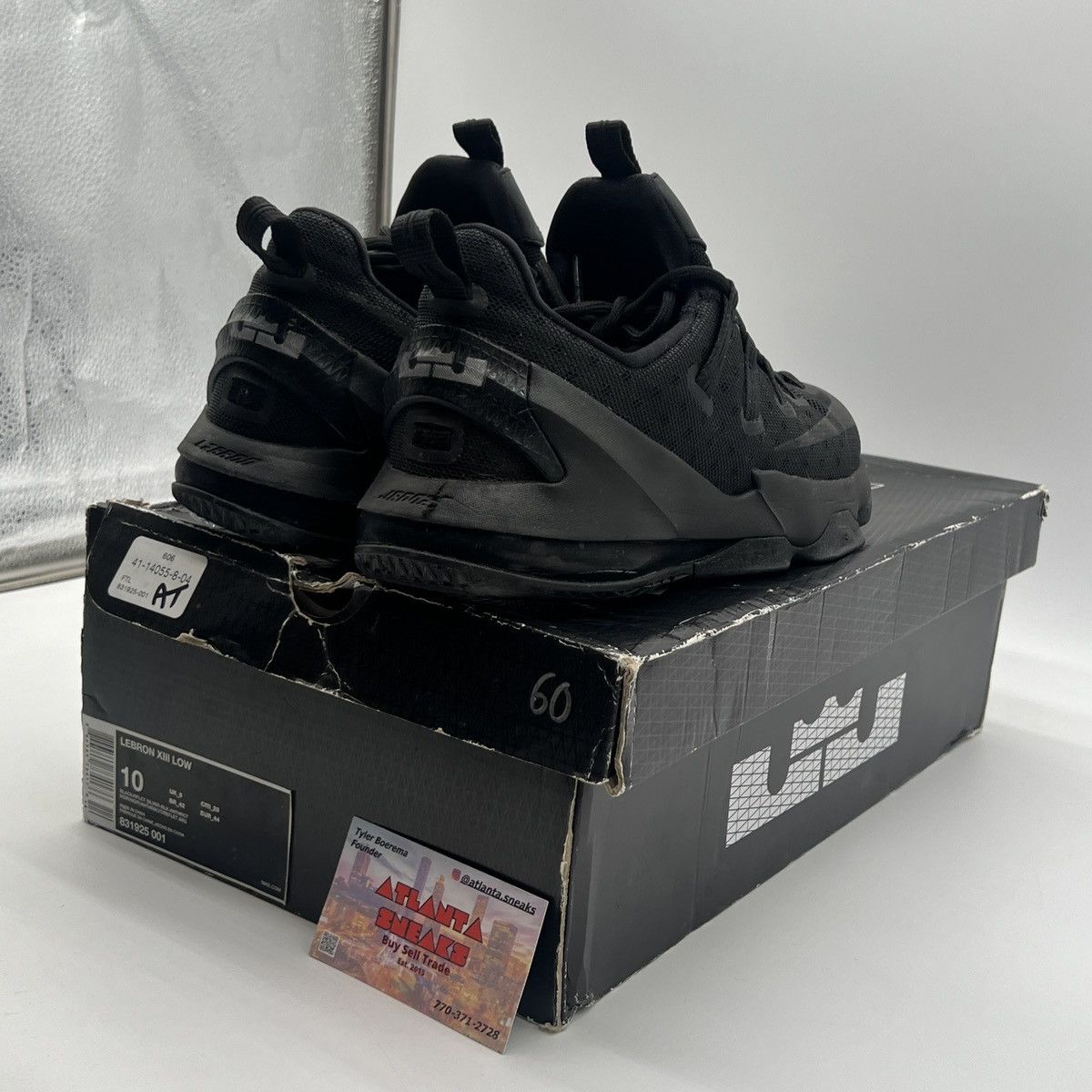 Nike Lebron 13 low blackout reflective Size US 10 / EU 43 - 5 Thumbnail