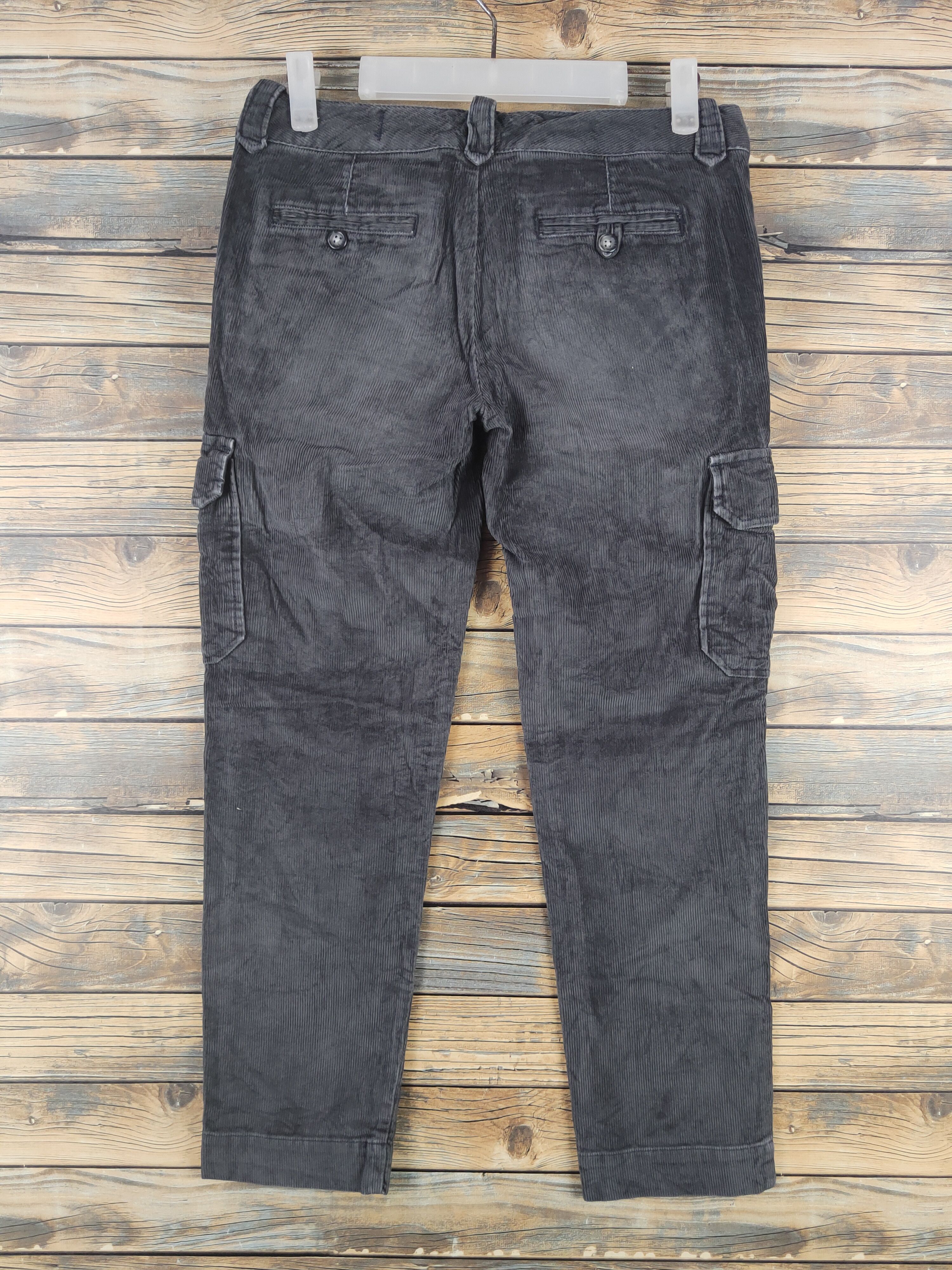 Gap DL Gap Jeans Dark Gray Multipocket Corduroy Pants #46-264T Size 28" / US 6 / IT 42 - 7 Thumbnail