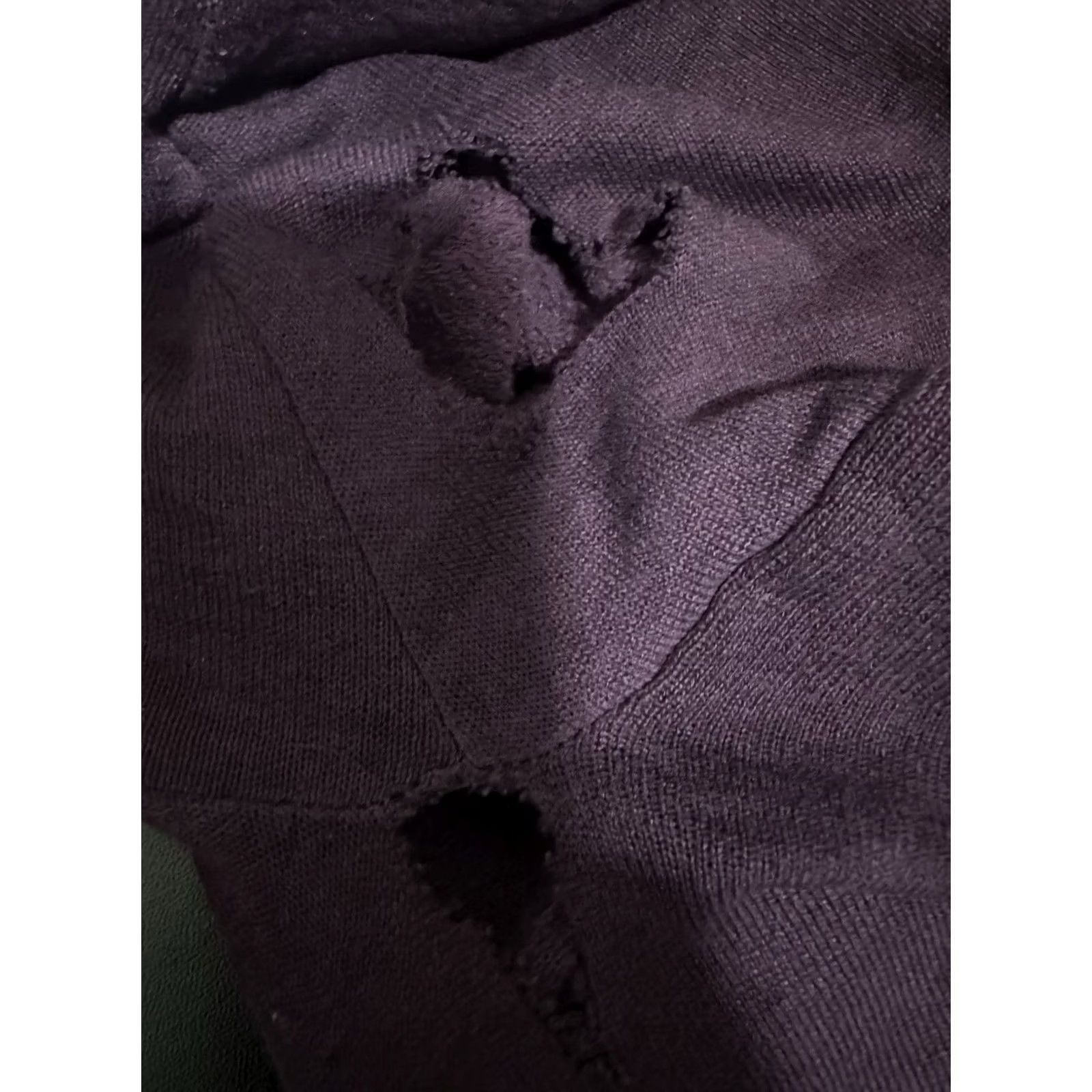 Jerzees VTG 80s Purple Jerzees Sweatshirt XL Distressed Worn Thrashed Burnout Boxy Pullover Men Size US XL / EU 56 / 4 - 8 Thumbnail