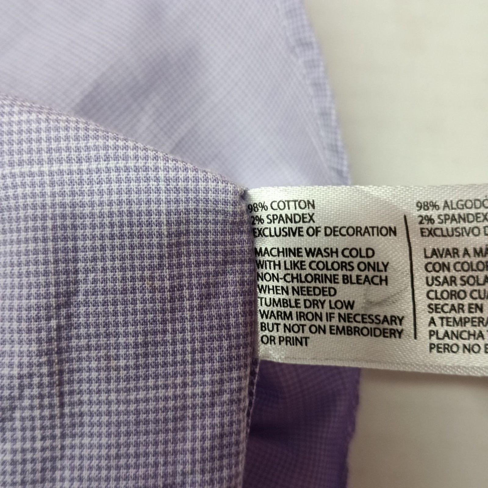 U.S. Polo Assn. U.S. Polo Assn. Woven Shirt Men's 3XL Violet Trail Checkered Size US XXL / EU 58 / 5 - 8 Thumbnail